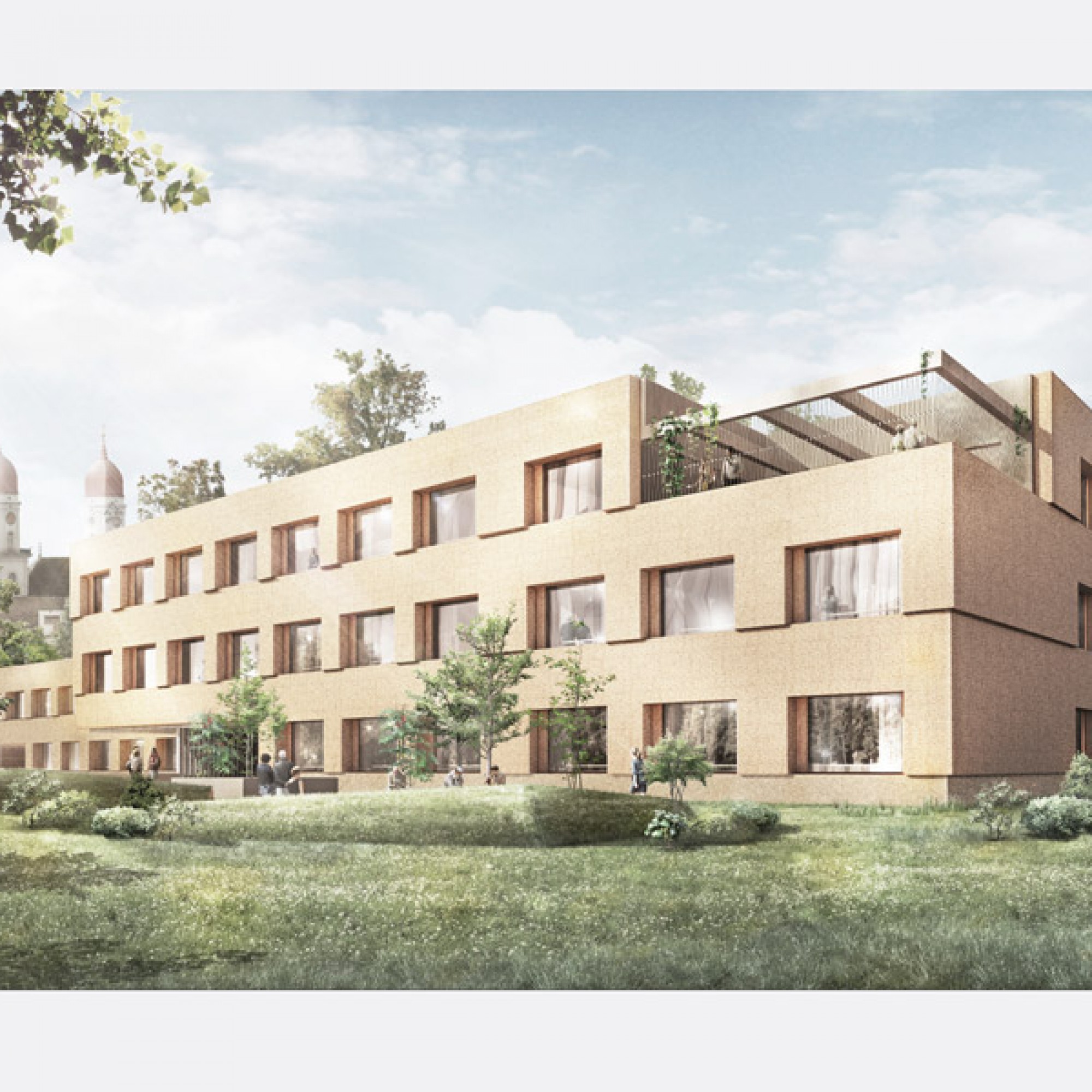 So soll der Neubau aussehen. (Visualisierungen zvg)
