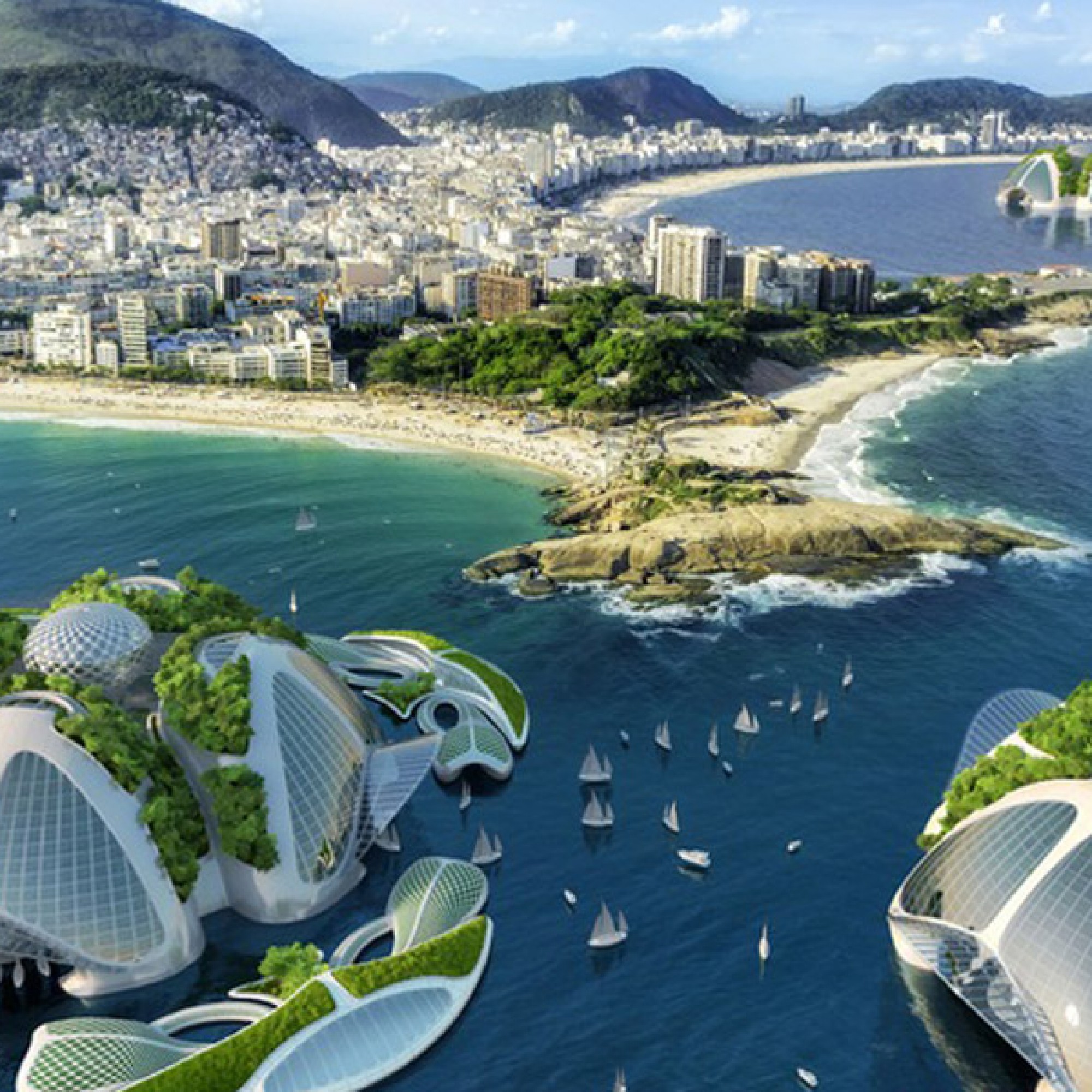 Das Projekt Aequorea (Bilder: Vincent Callebaut) 1/9