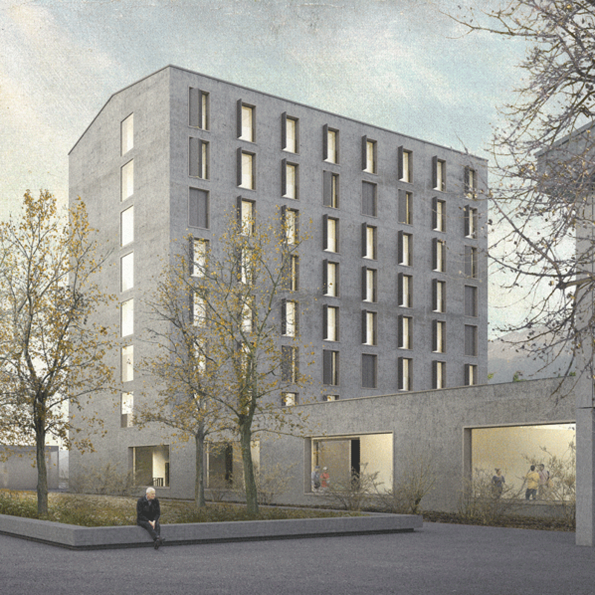 So wird das Sportzentrum Kerenzerberg oberhalb des Walensees in ein paar Jahren aussehen. (Visualisierung: PD).