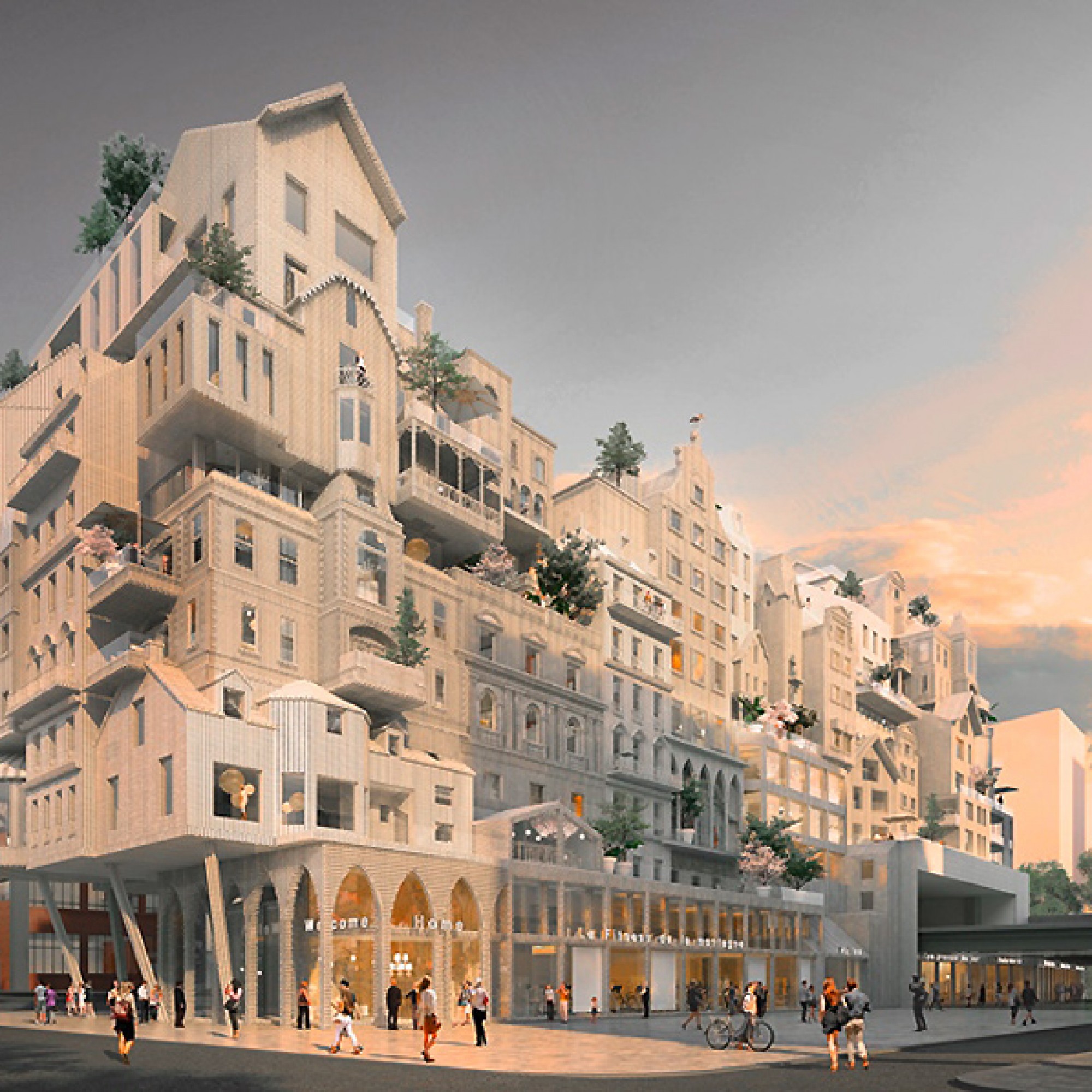 ...so stellen sichdie Architekten das Wohnen in Paris vor. (zvg)