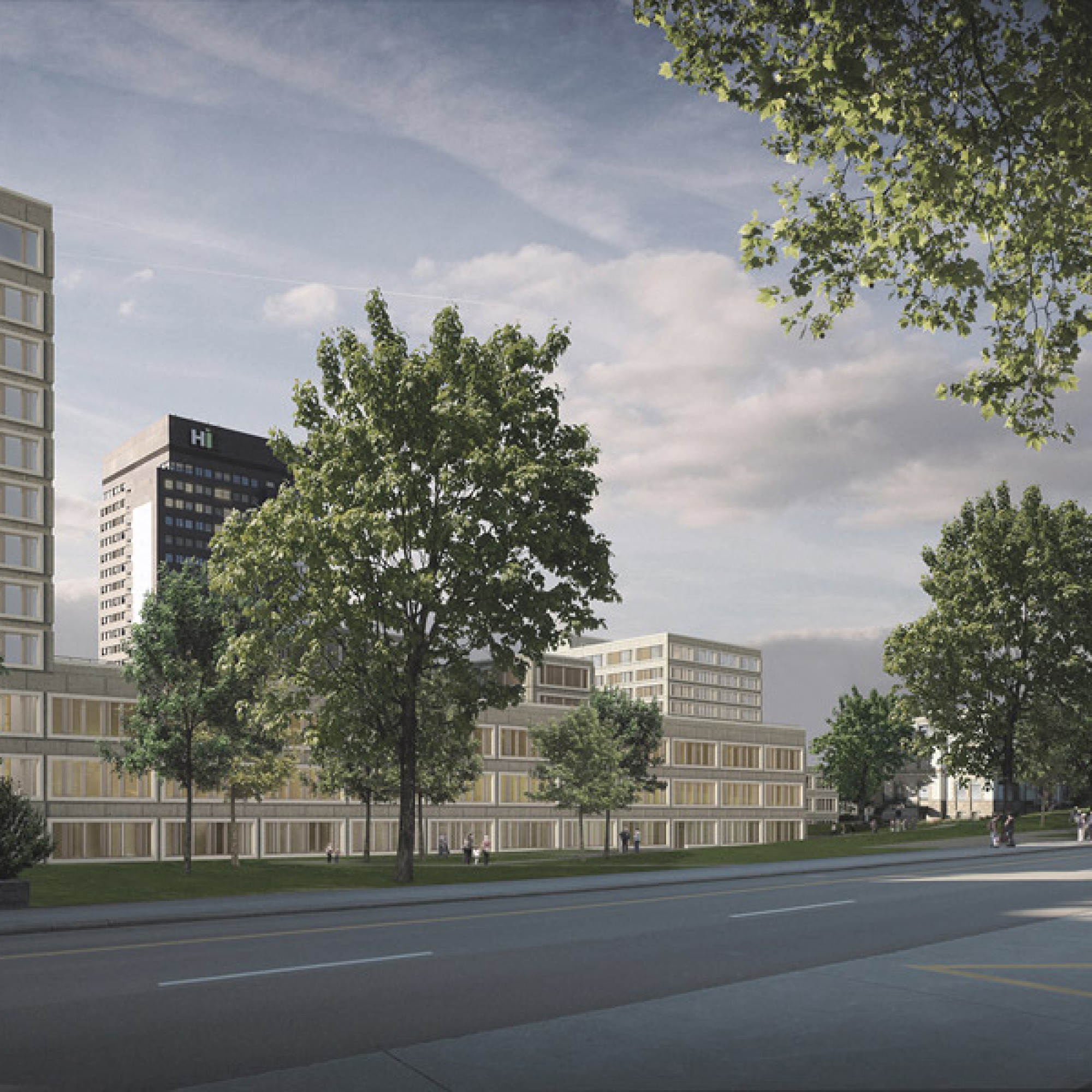 Das zukünftige Spitalareal (Fawad Kazi Architekt GmbH)