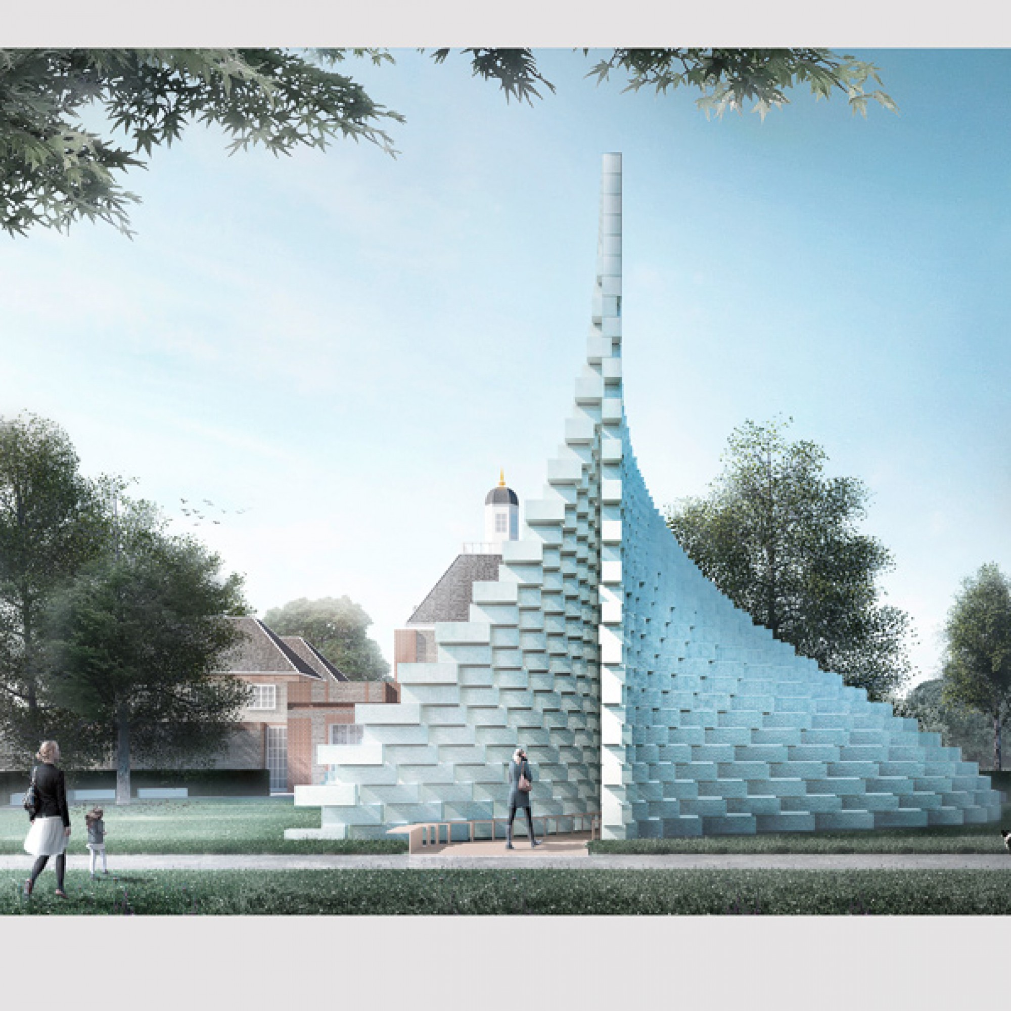 Der Pavillon von Bjark Ingels ist sowohl bei Tag... (Bjarke Ingels Group BIG) 1/10