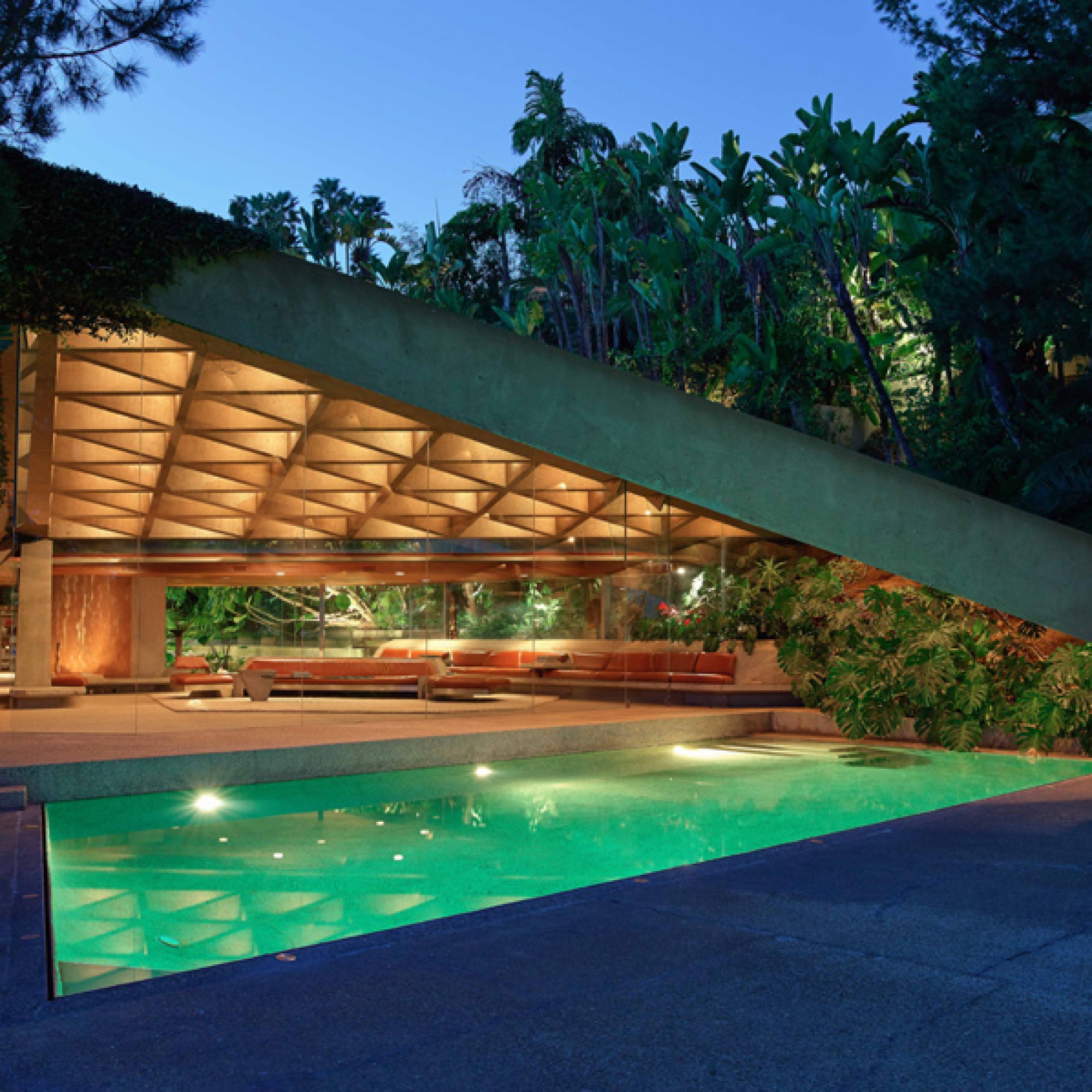 In der Sheats-Goldstein Residence drehten die Coen-Brüder "The Big Lebowski". (Jeff Green / zvg LACMA)  1/11