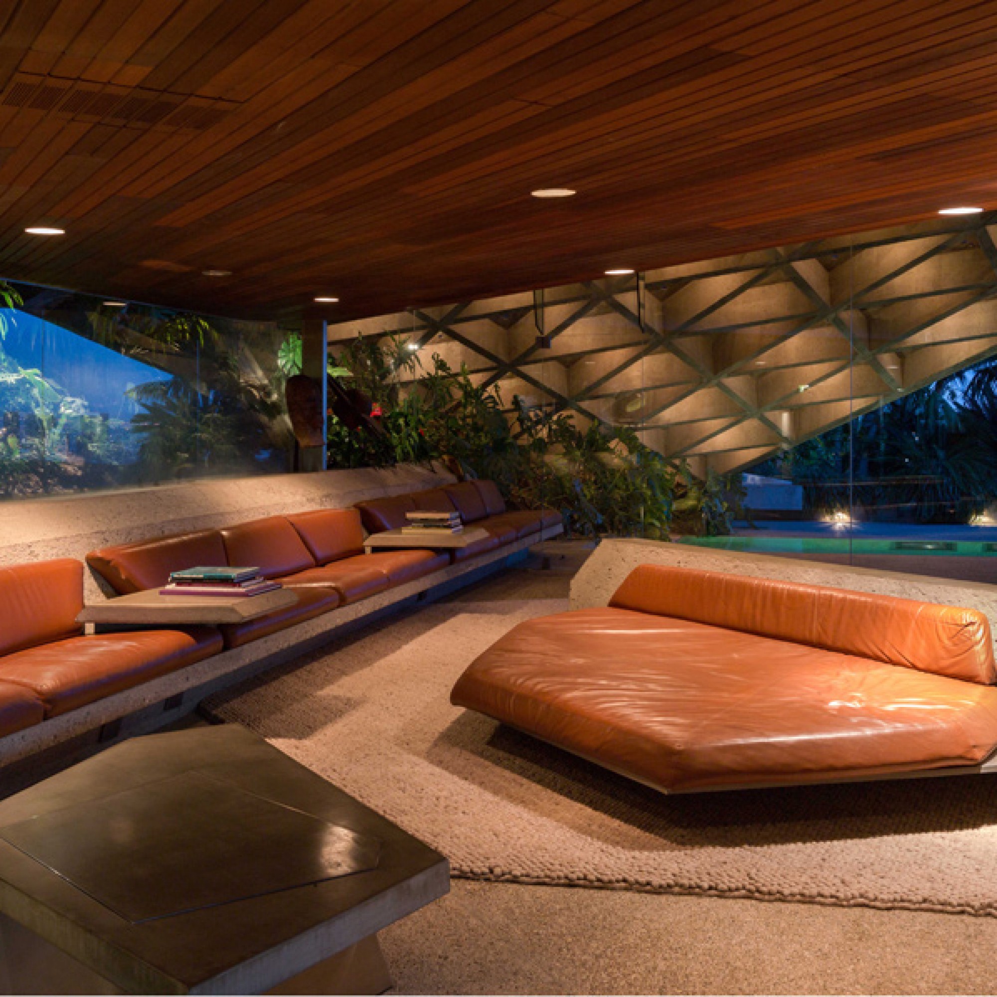 Die anfangs der 60er-Jahre errichtete Villa baute sein heutiger Besitzer um - zusammen mit dem Schöpfer des Anwesens, John Lautner.  (Jeff Green / zvg LACMA) 