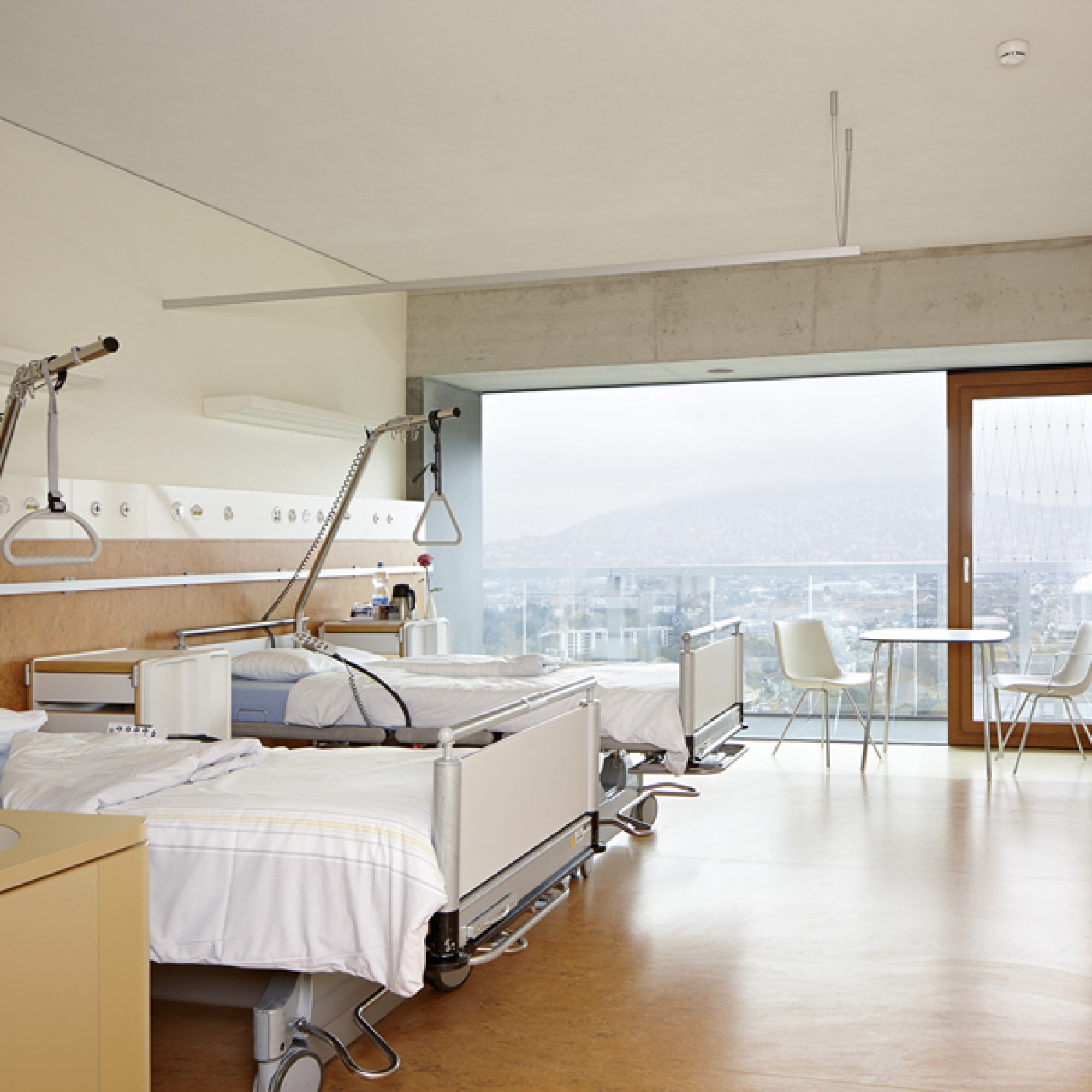 Im neuen Gebäude gibt es für alle ein Zweibett-Zimmer. (Ralph Feiner)