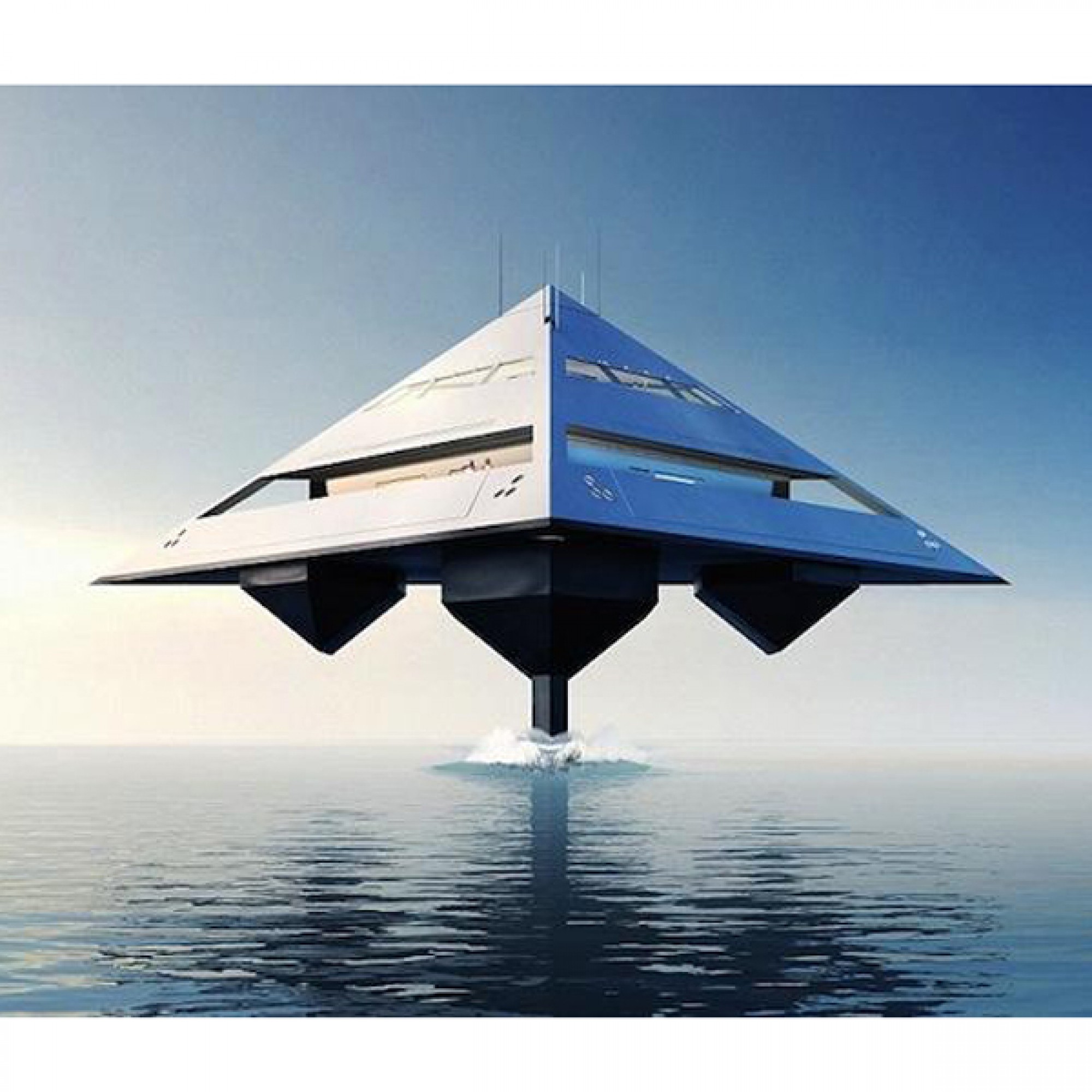 Die Tetrahedron Superyacht (Bilder: Schwinge/Eyelevel)