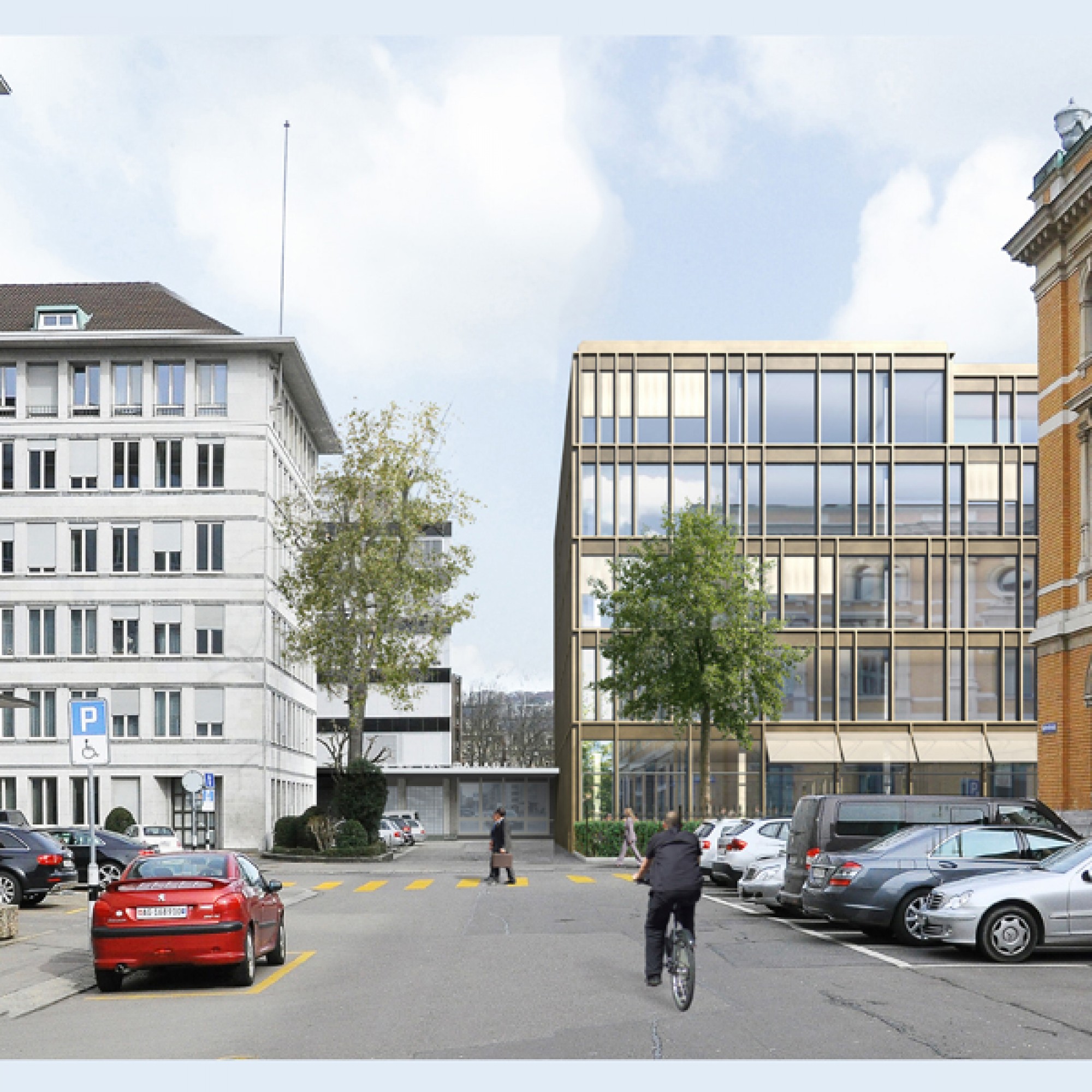 In den fünf Geschossen sollen bis zu 500 Angestellte sowie ein Restaurant und Wohnungen untergebracht werden.