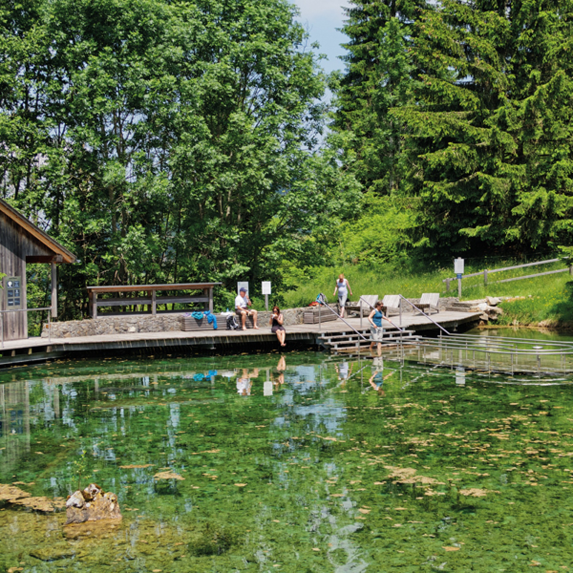 Kneippanlage Schwandalpweiher in Flühli