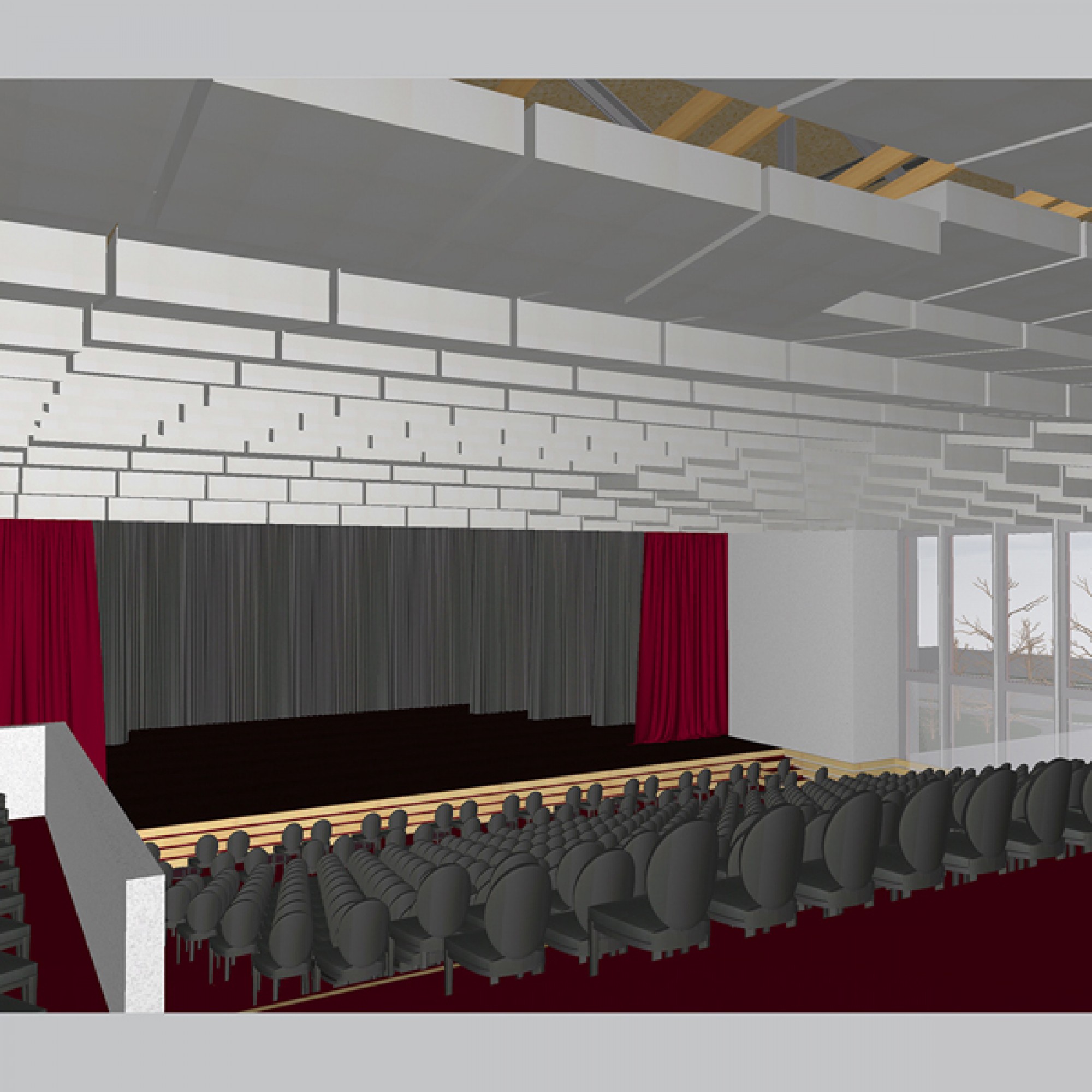 Der Theatersaal.