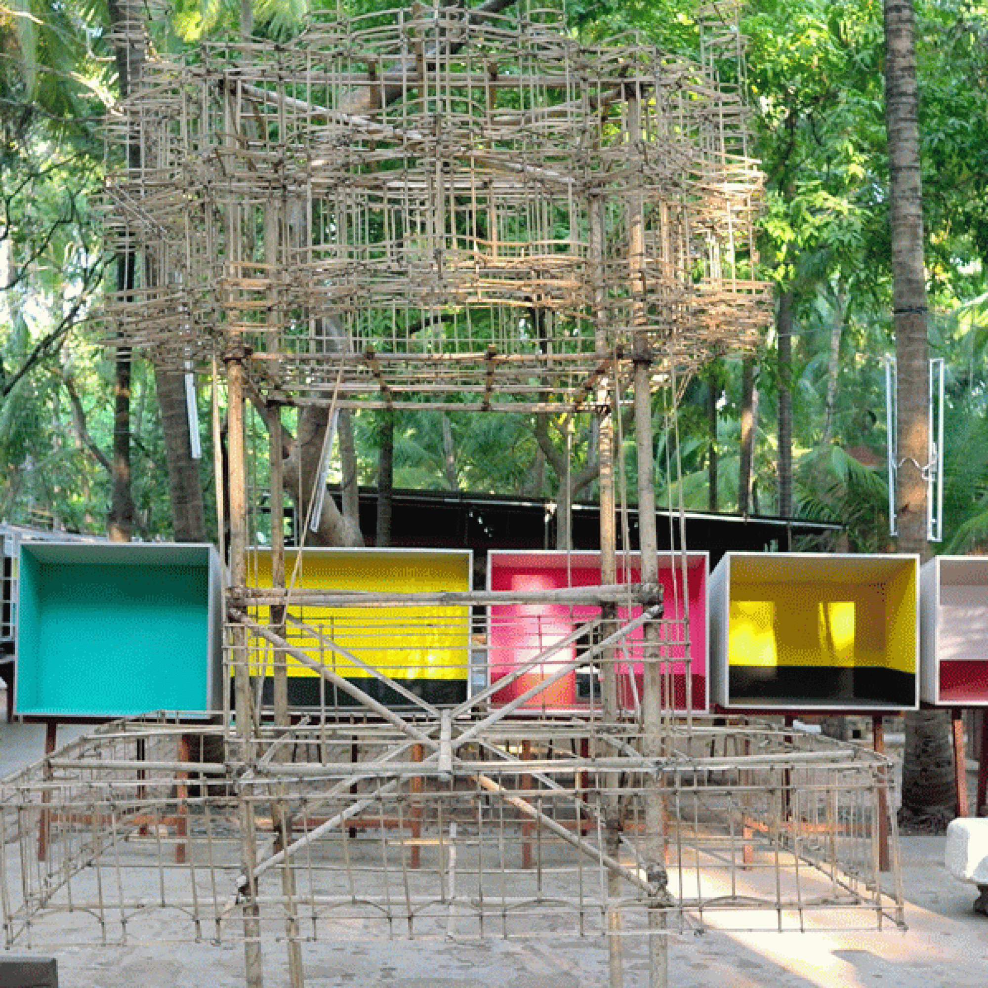 Atelier Studio Mumbai, Alibag, Indien, 2013 (Michel Jacques für arc en rêve / DAM)