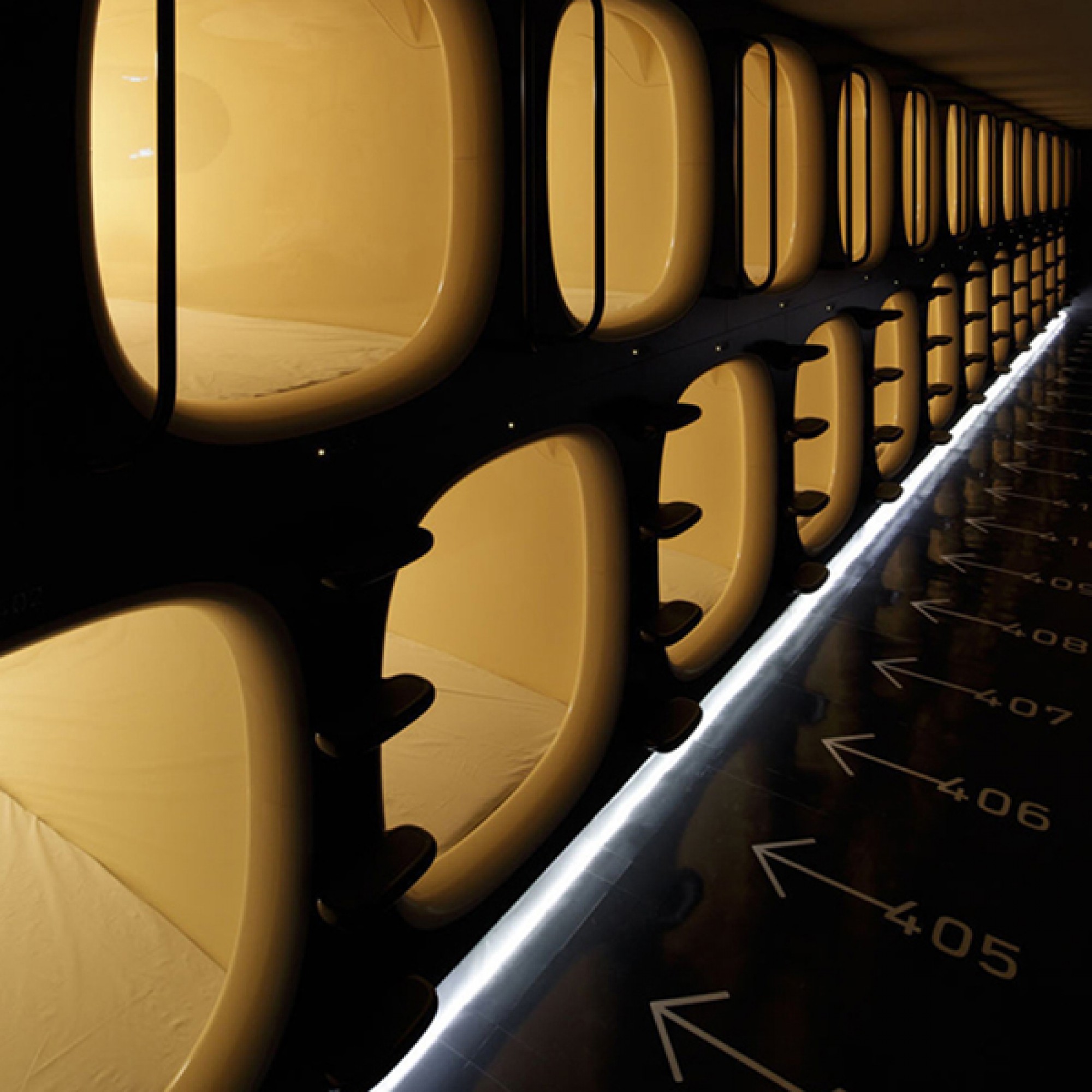 9 Hours Capsule Hotel in Japan(Quelle: www.ninehours.co.jp)