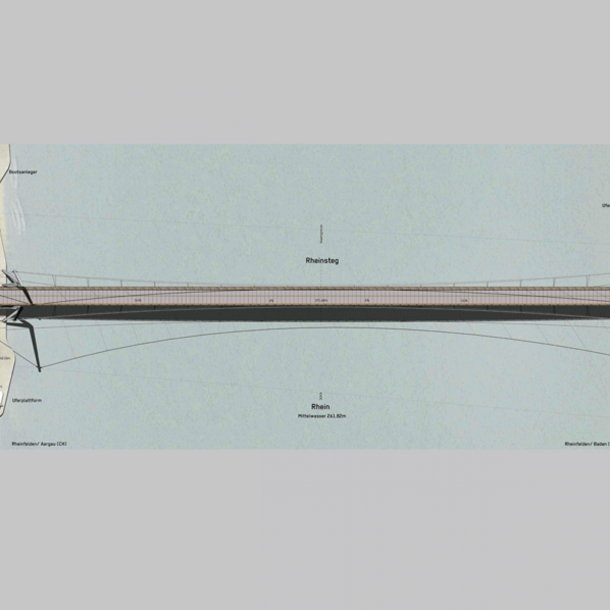 So liegt die Brücke... (Plan: IB Miebach)