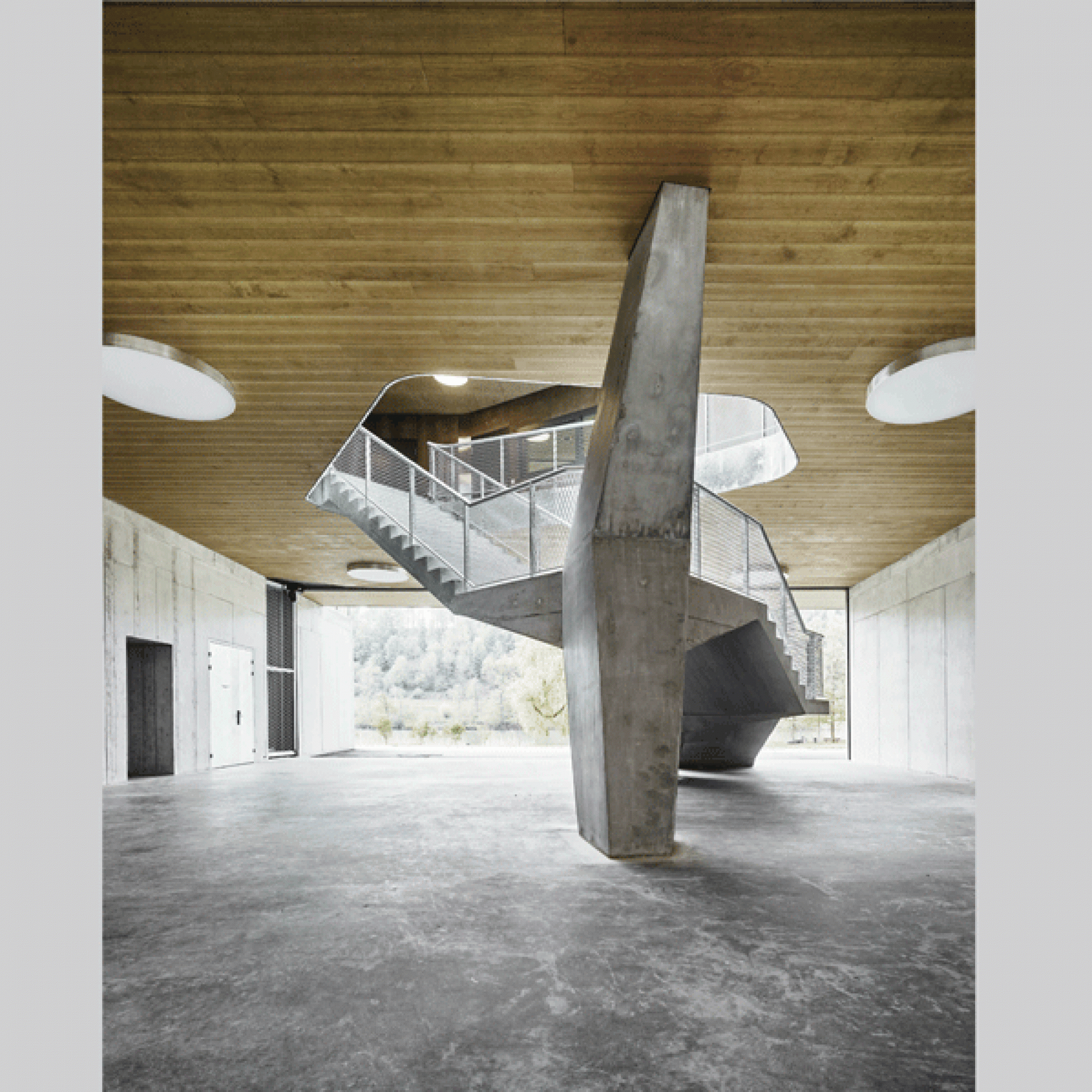 Die Treppe imm Innern des Gebäudes... (Valentin Jeck / PD)