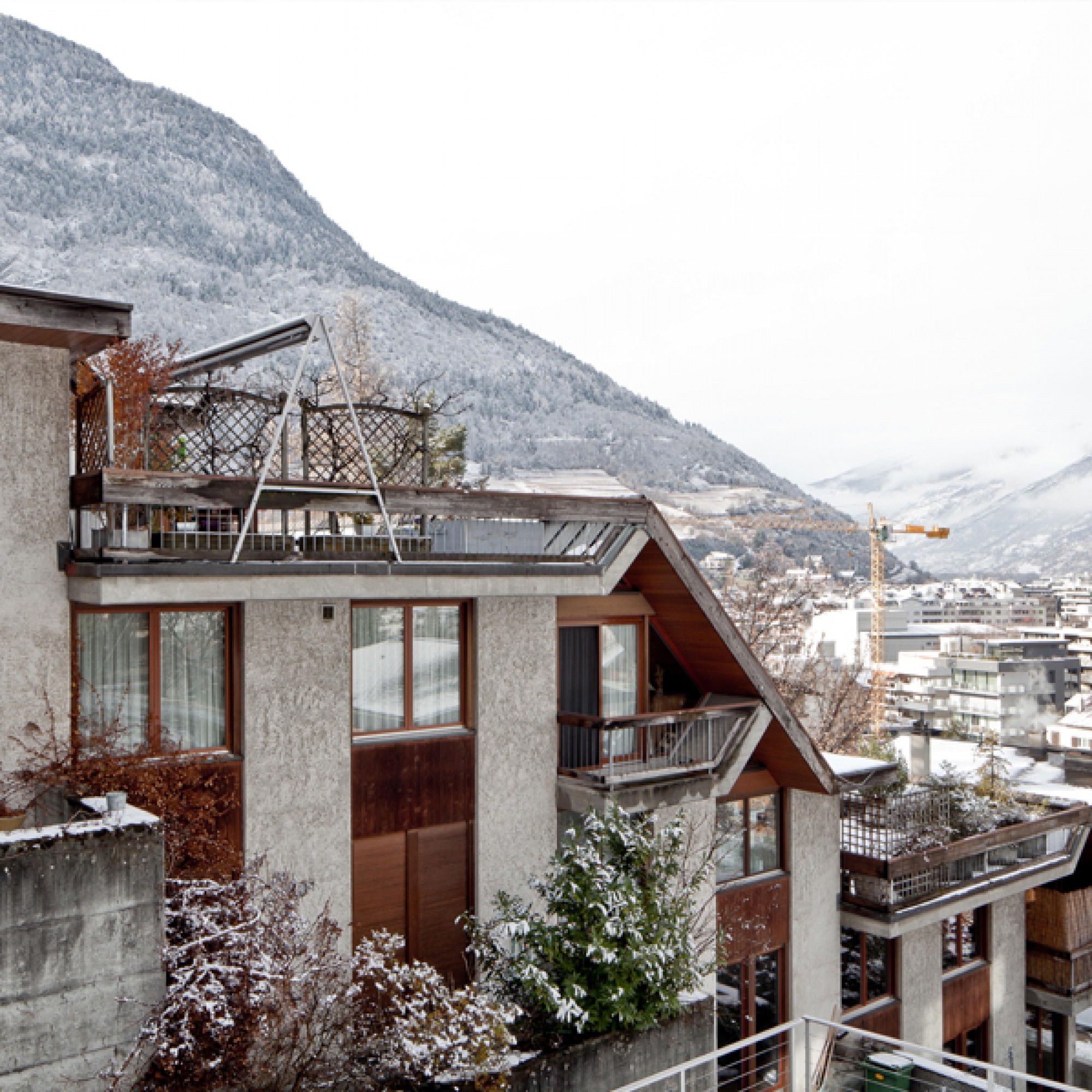 Terrassenhaus Zurbriggen-Abgottspon, Visp VS, 1964-67 (Christian Kahl, 2016 / SAM)