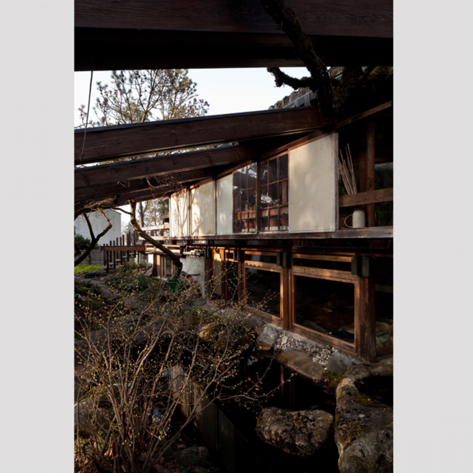 Wohn- und Atelierhaus in Gockhausen ZH, 1957-59, Erweiterung 1962-64  (Christian Kahl, 2016 / SAM)