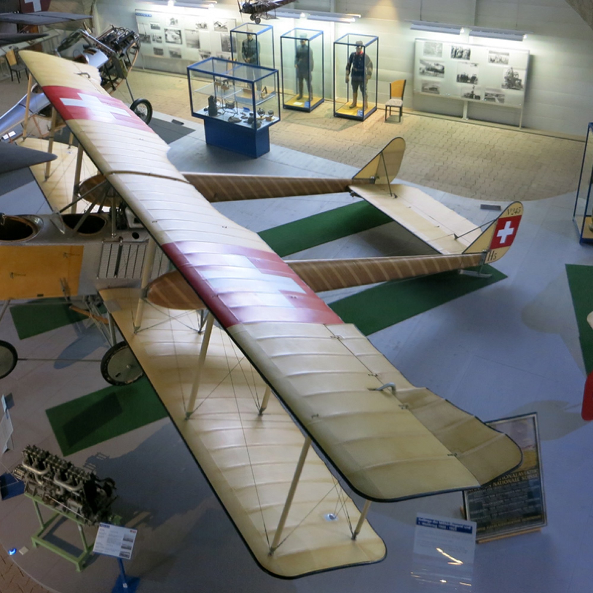 Der Nachbau der Haefeli von 1915/16 im Flieger-Flab-Museum. (Paebi, CC-BY-SA 4.0, Wikimedia)