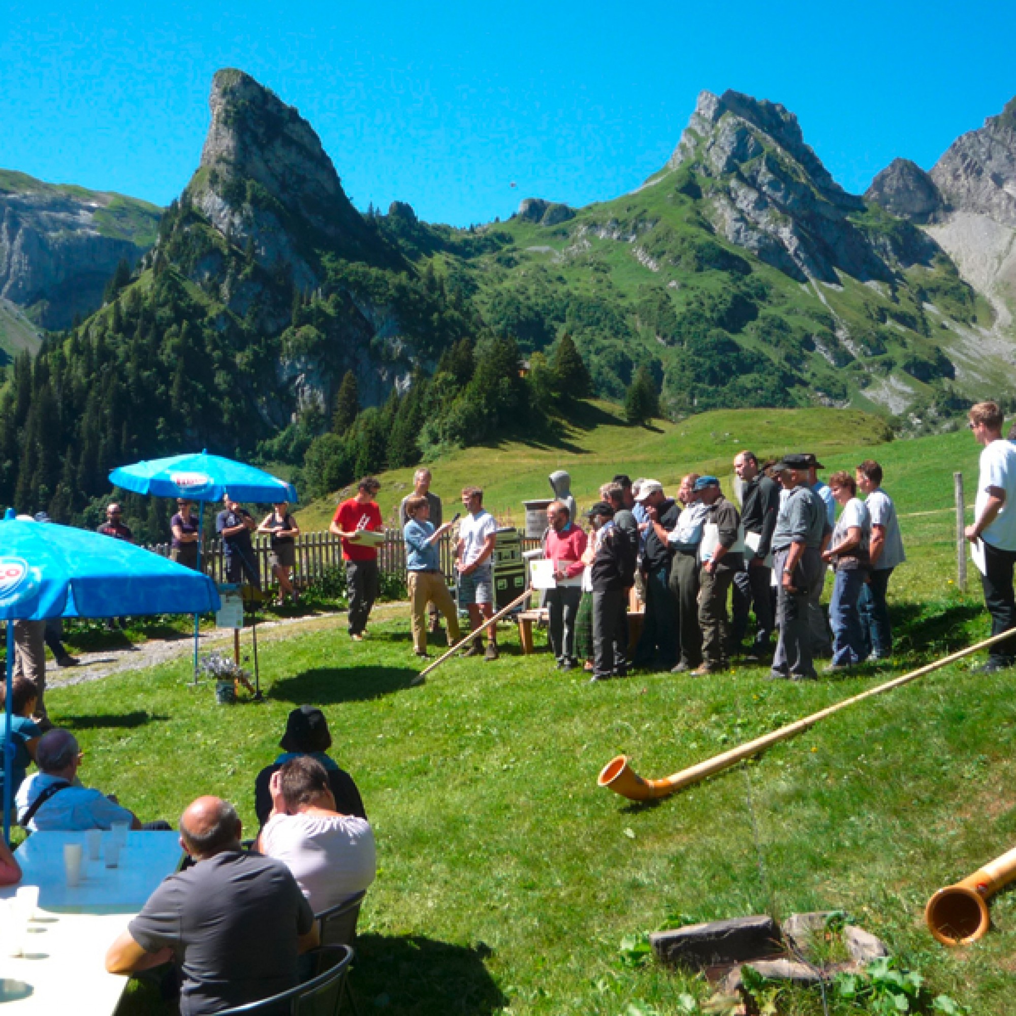 Vergangenes Wochenende konnten die Wildheuer des Isenthals die Auszeichnung entgegen nehmen. (SL)