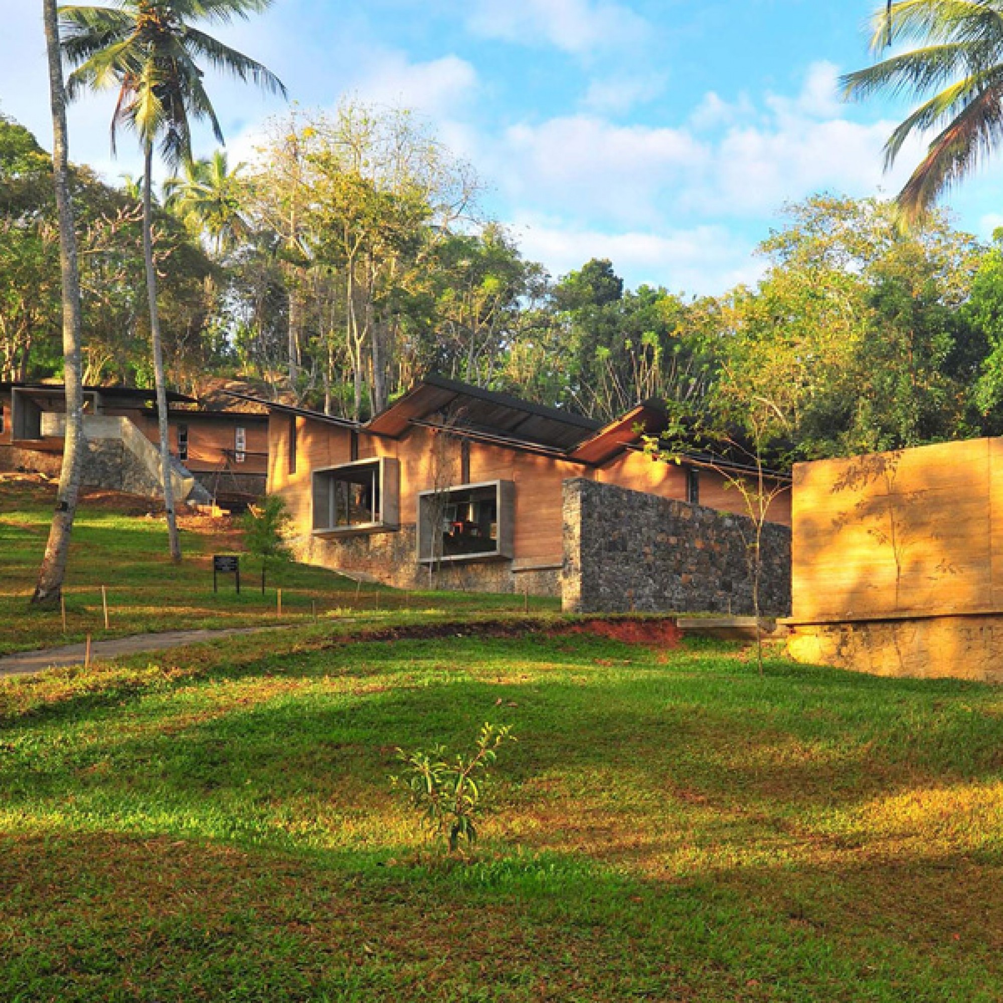 Ambepussa-Bibliothek in Sri Lanka.