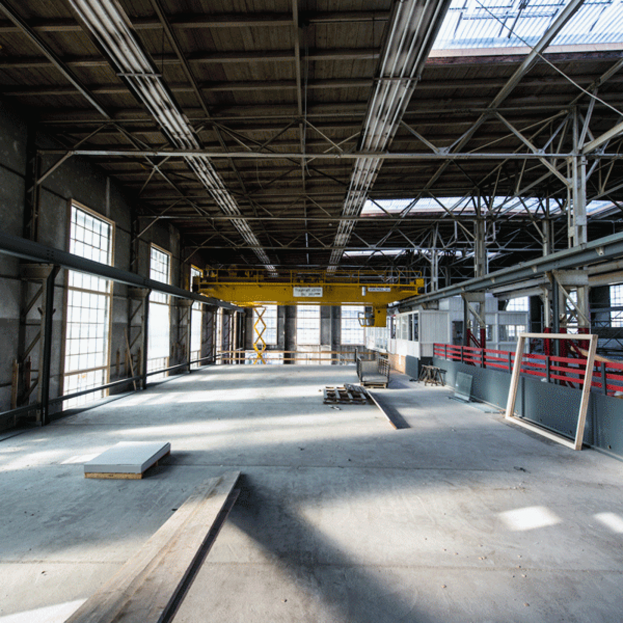 Die Halle im ersten Geschoss (Egelmair Photography)