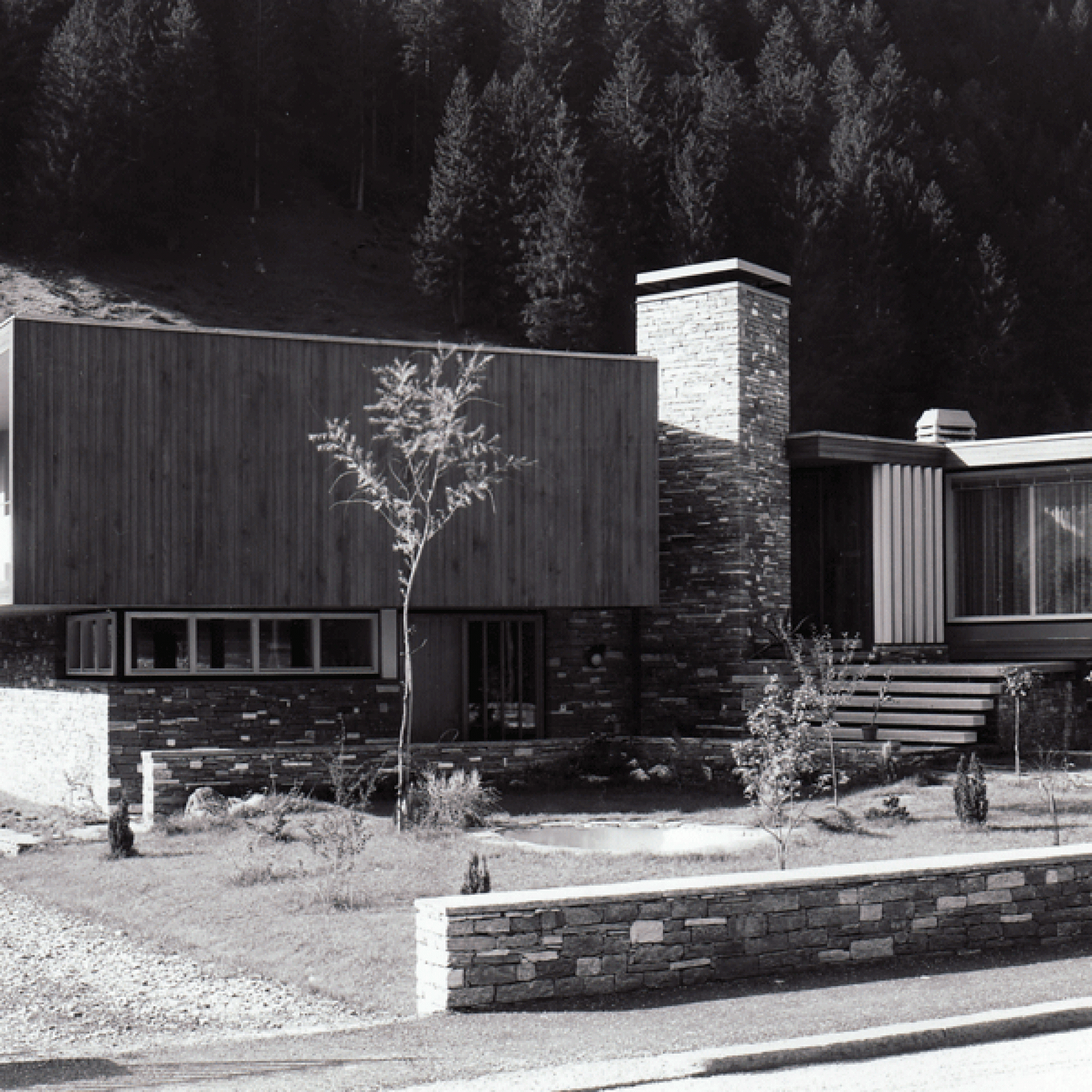 Die Villa in Ambri erbauten die Brüder Guscetti um 1958. (Fotograf unbekannt)