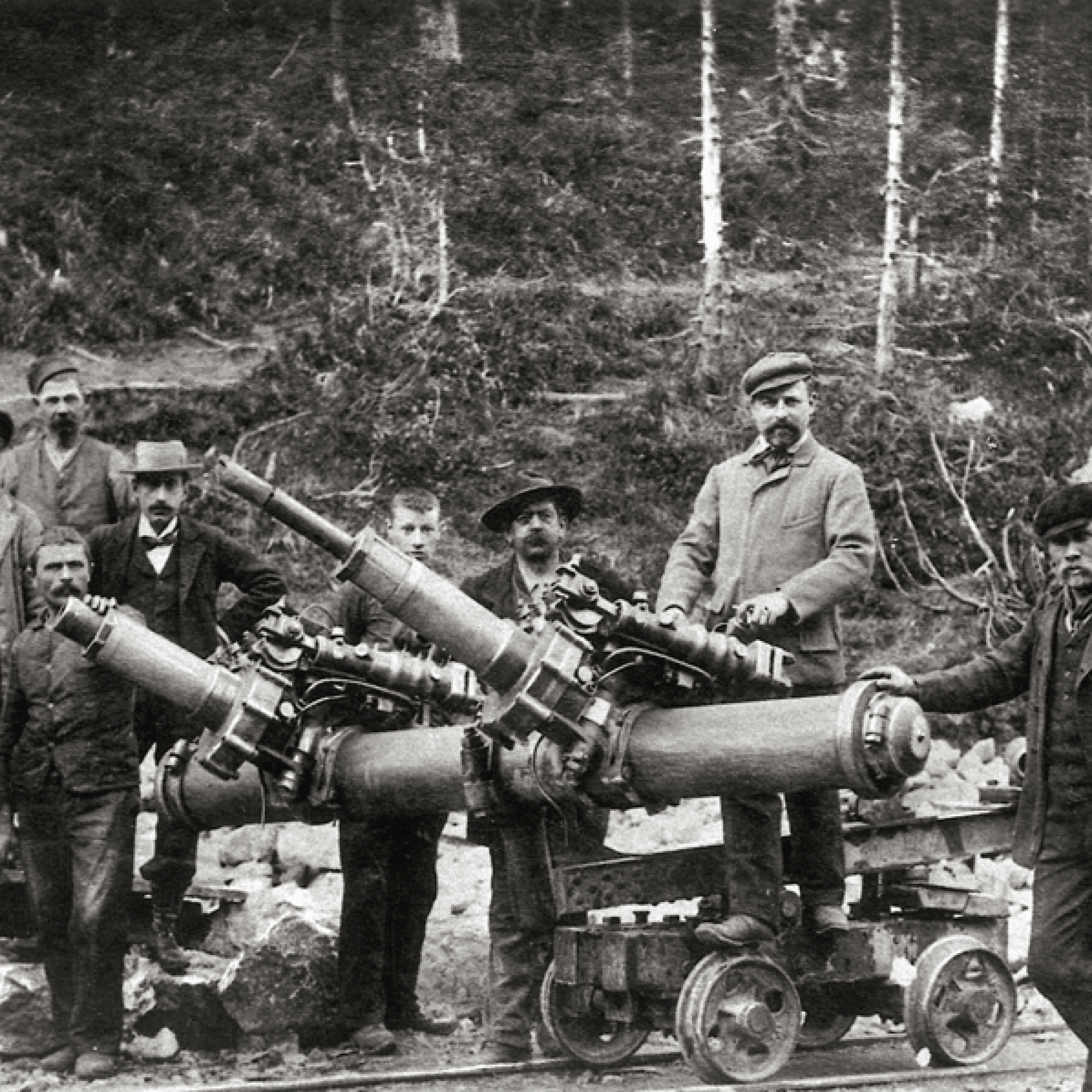 Mit der Tunnelbohrmaschine des Typs Brandt 2 wurde der historische Albulatunnel gebaut. (zvg) 1/5