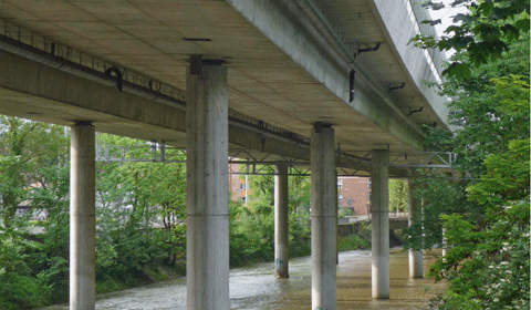 Die Sihlhochstrasse in Zürich, eines der Forschungsobjekte im EU-Projekt «Istimes».