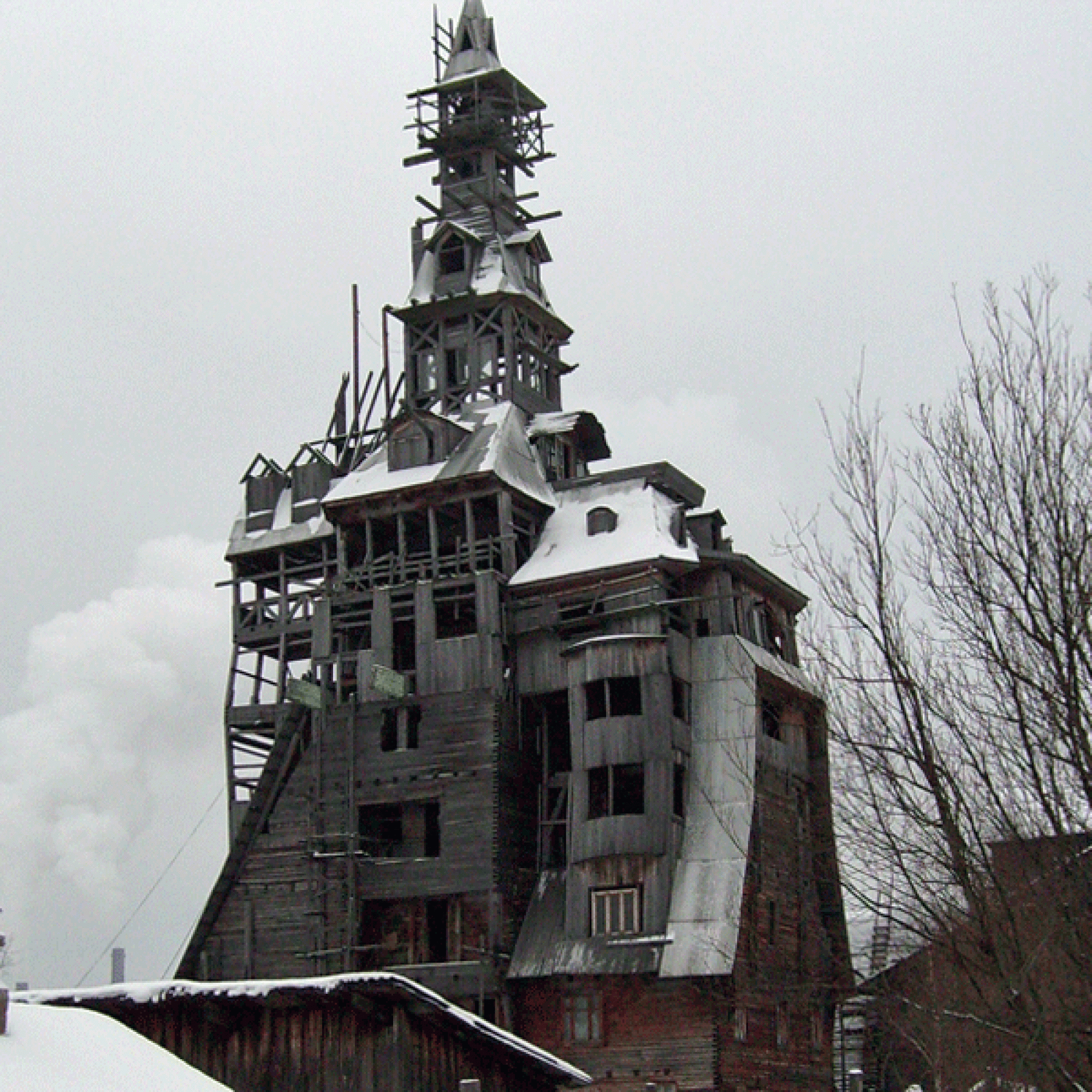 Das gesamte Haus besteht komplett aus Holz. (Bild: zvg)