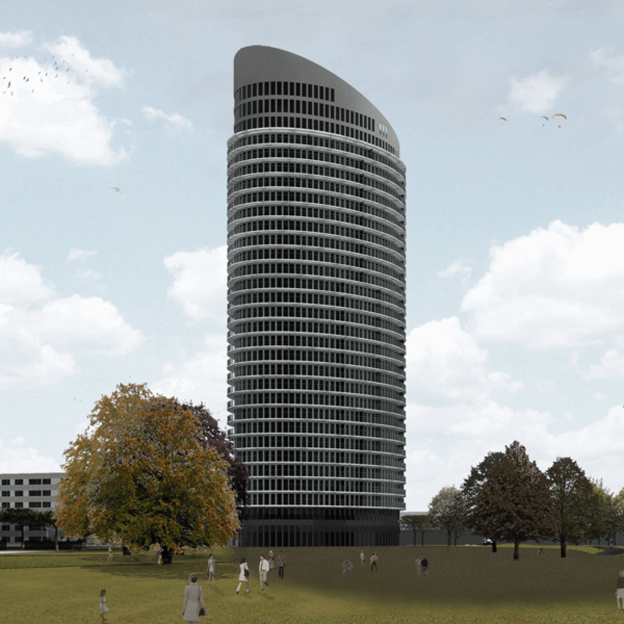 So soll der Jabee Tower aussehen (Visualisierung zvg)