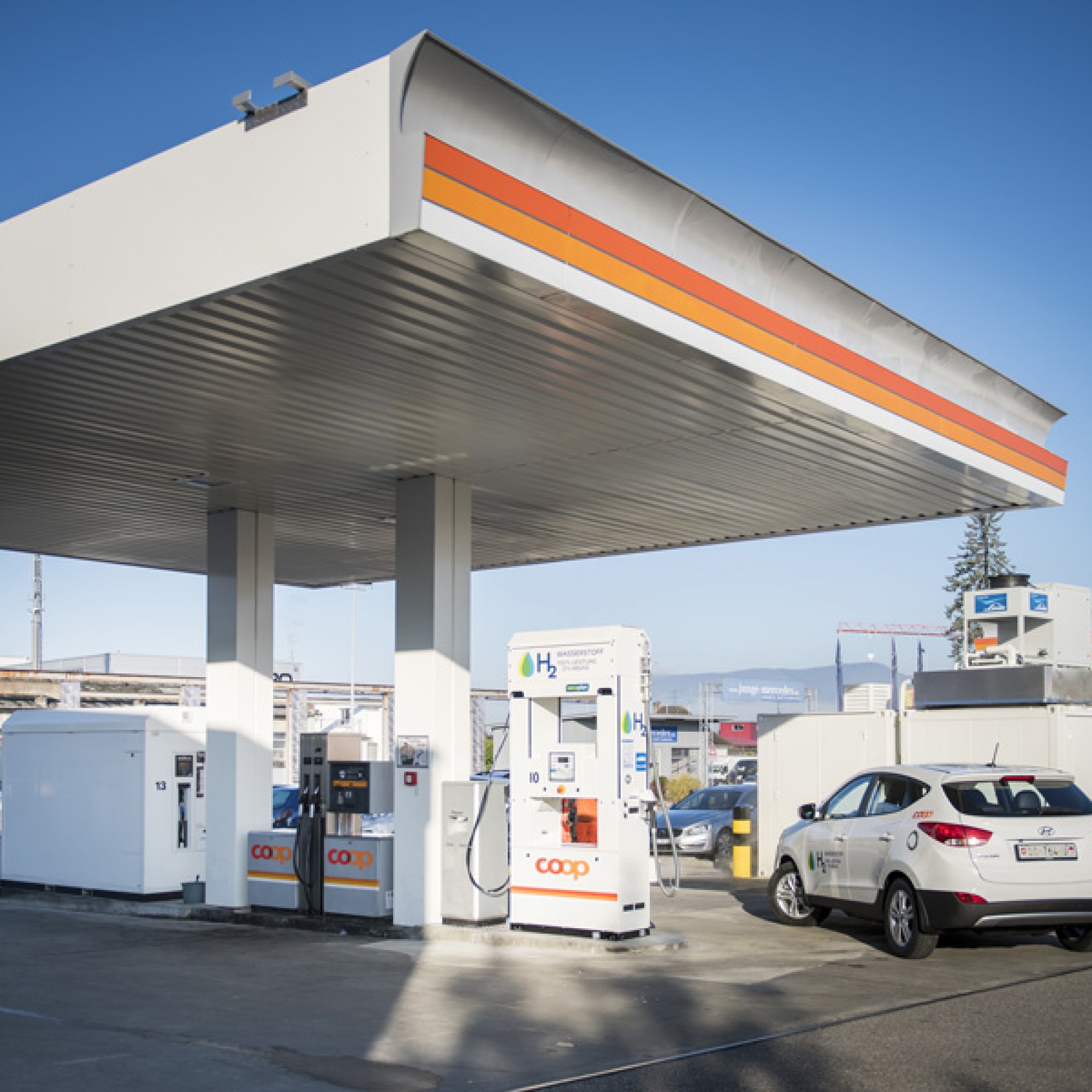 Wasserstofftankstelle in Hunzenschwil AG (Christoph Kaminski)