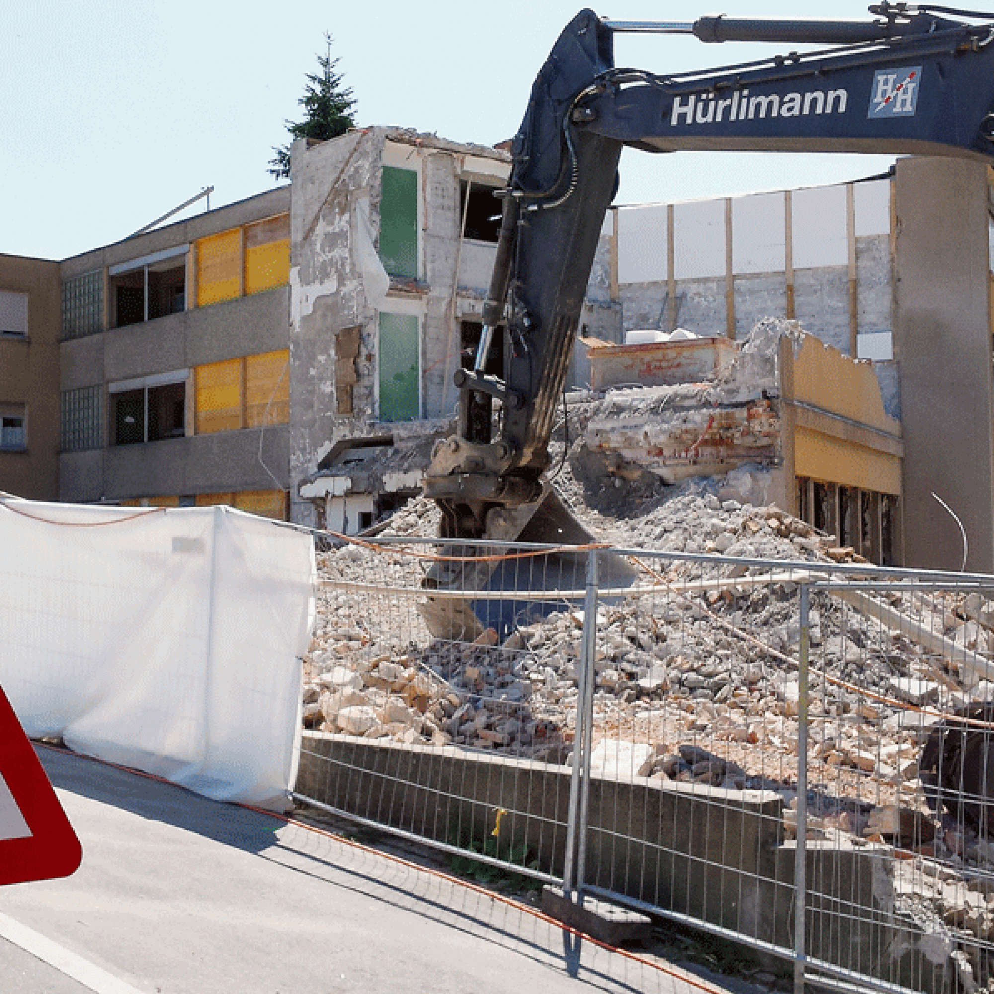 Eine Zürcher Baustelle: Handelt es sich bei den Trümmern um wertlosen Abfall oder kostbare Sekundärrohstoffe für den Bau?