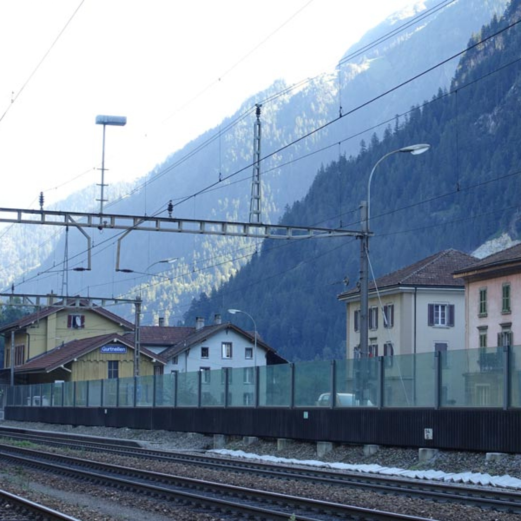 Der Bahnhof von Gurtnellen.