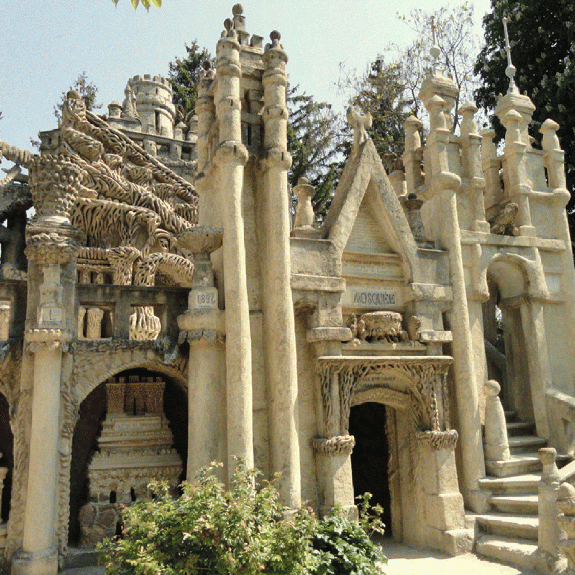 Die gebaute Moschee (Bild: Gemeinfrei)