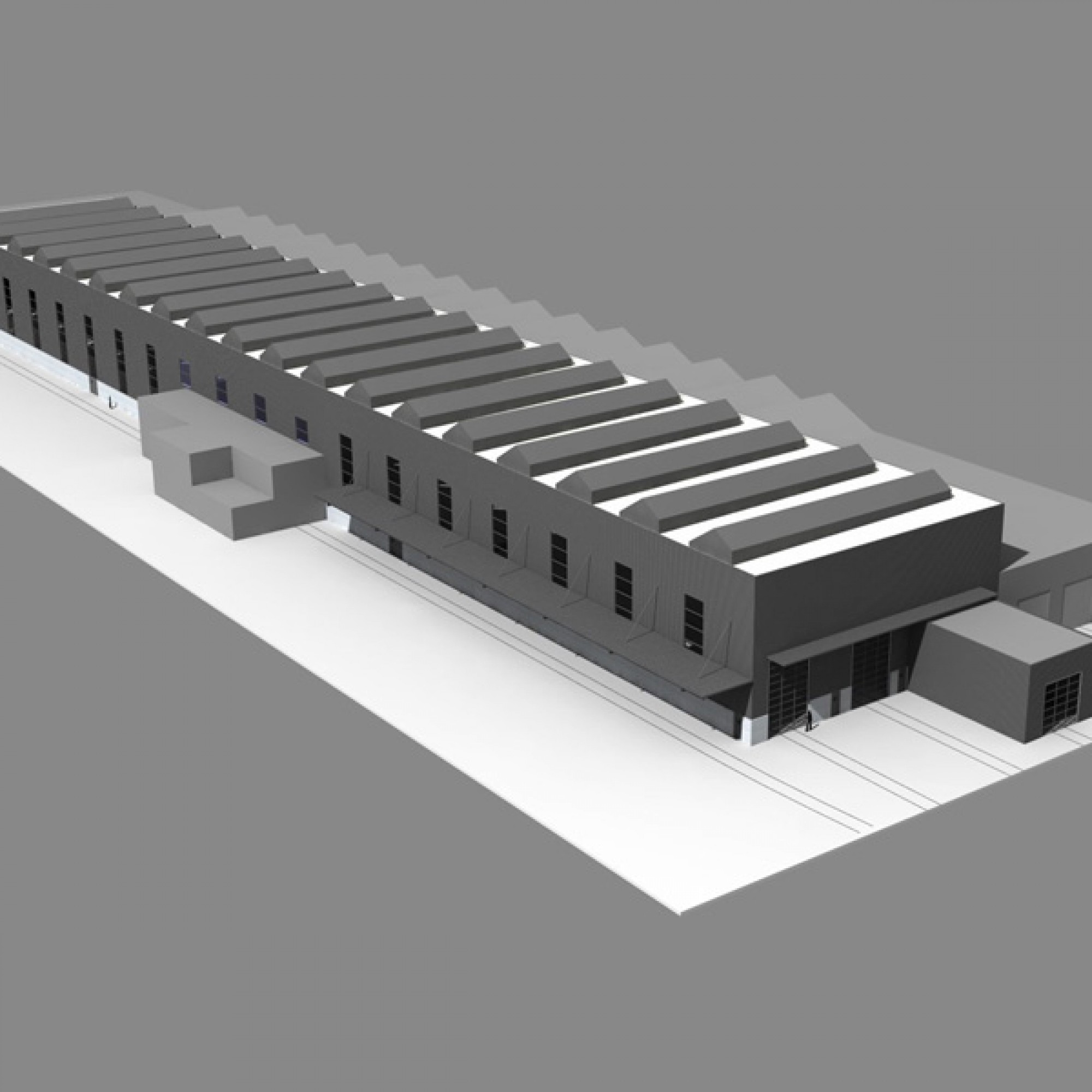 Die bisherige Halle des SBB-Werks Olten macht einem vier Meter höheren Ersatzneubau Platz. (Bilder: © SBB CFF FFS)