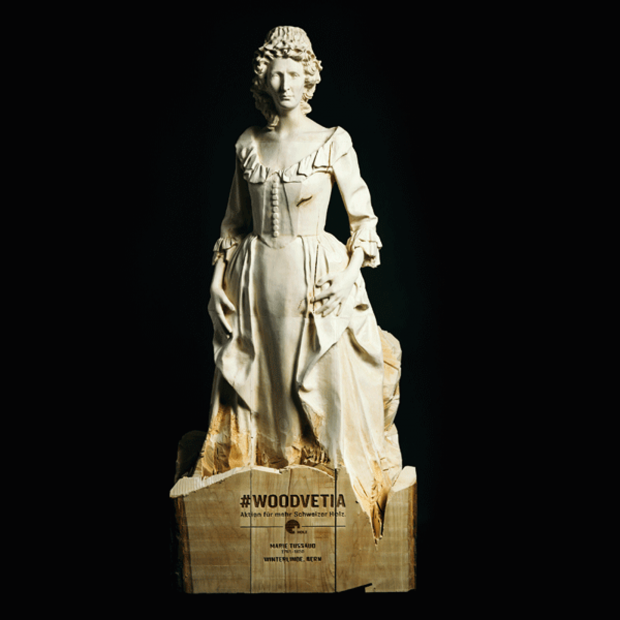 Marie Tussaud als Holzfigur,… (Bilder zvg)