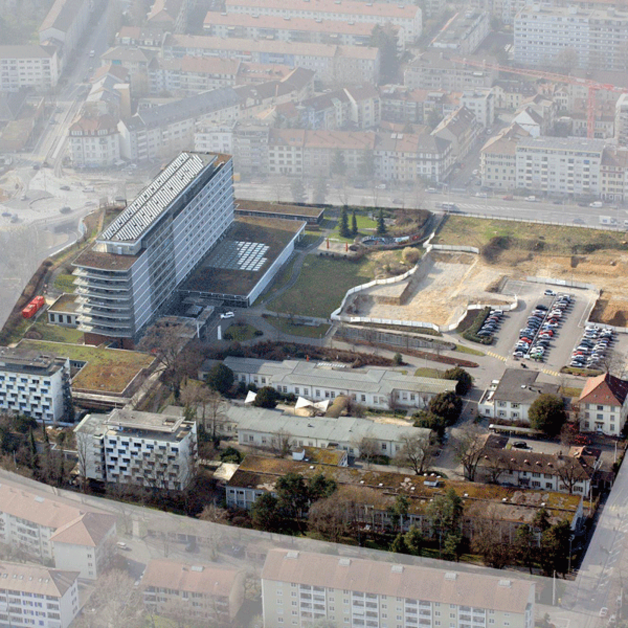 Auf dem Felix Platter-Areal in Basel-Stadt entsteht ein neuer Stadtteil.