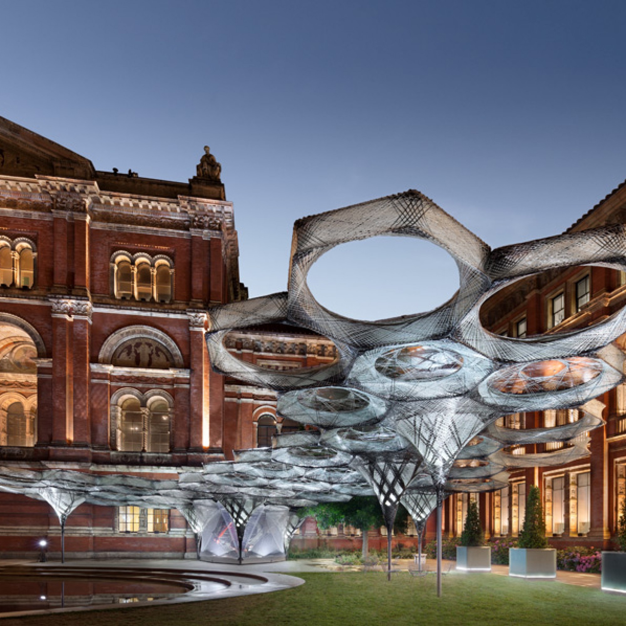 Vergangenen Sommer war der Pavillon Teil einer Ausstellung im Londoner Victoria-und-Albert-Museum. (NAARO)