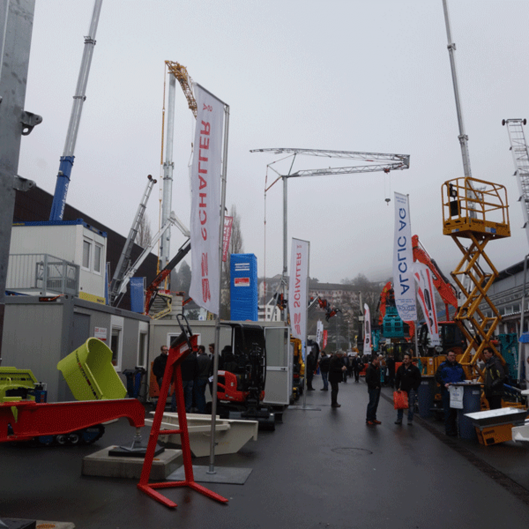 Giganten und Riesen gabe es sowohl draussen...