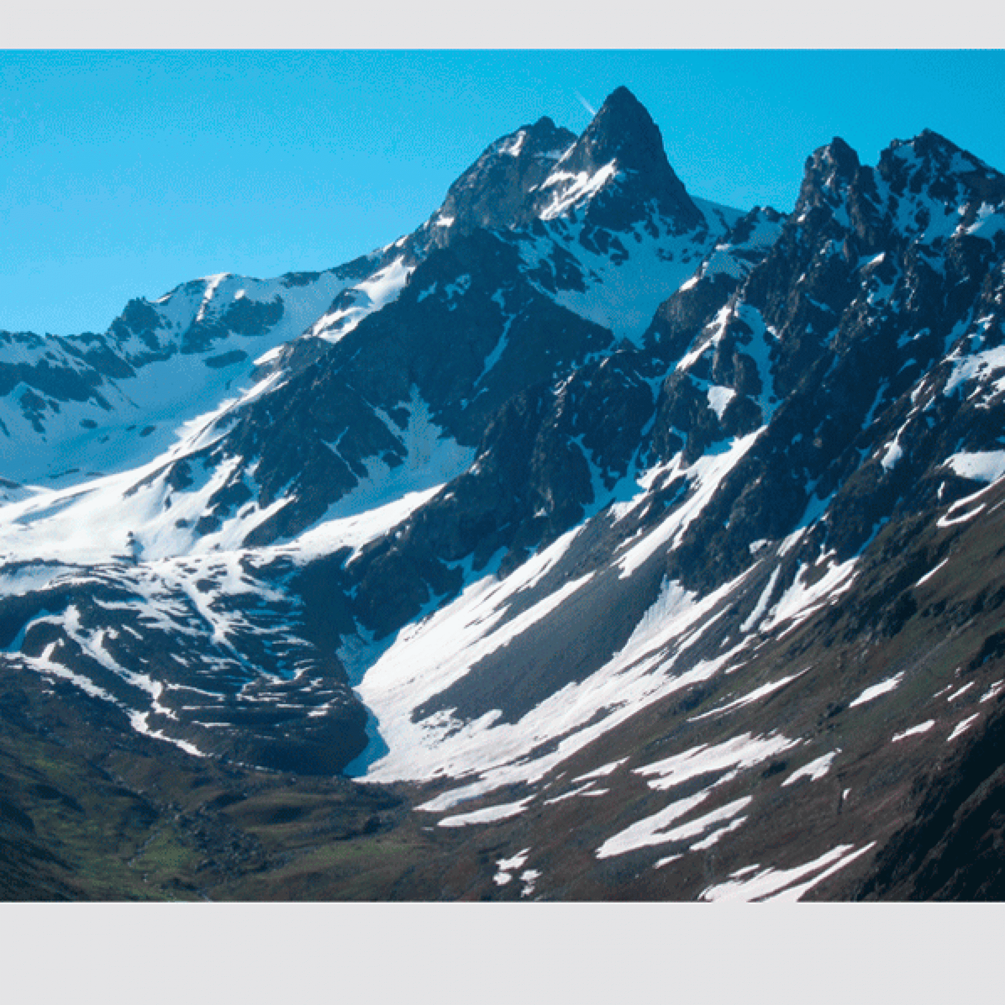 Blockgletscher im Val Muragl im Oberengadin. Dies ist einer der Blockgletscher, der jährlich im Rahmen von Permos vermessen wird. (Jeannette Noetzli, Permos)