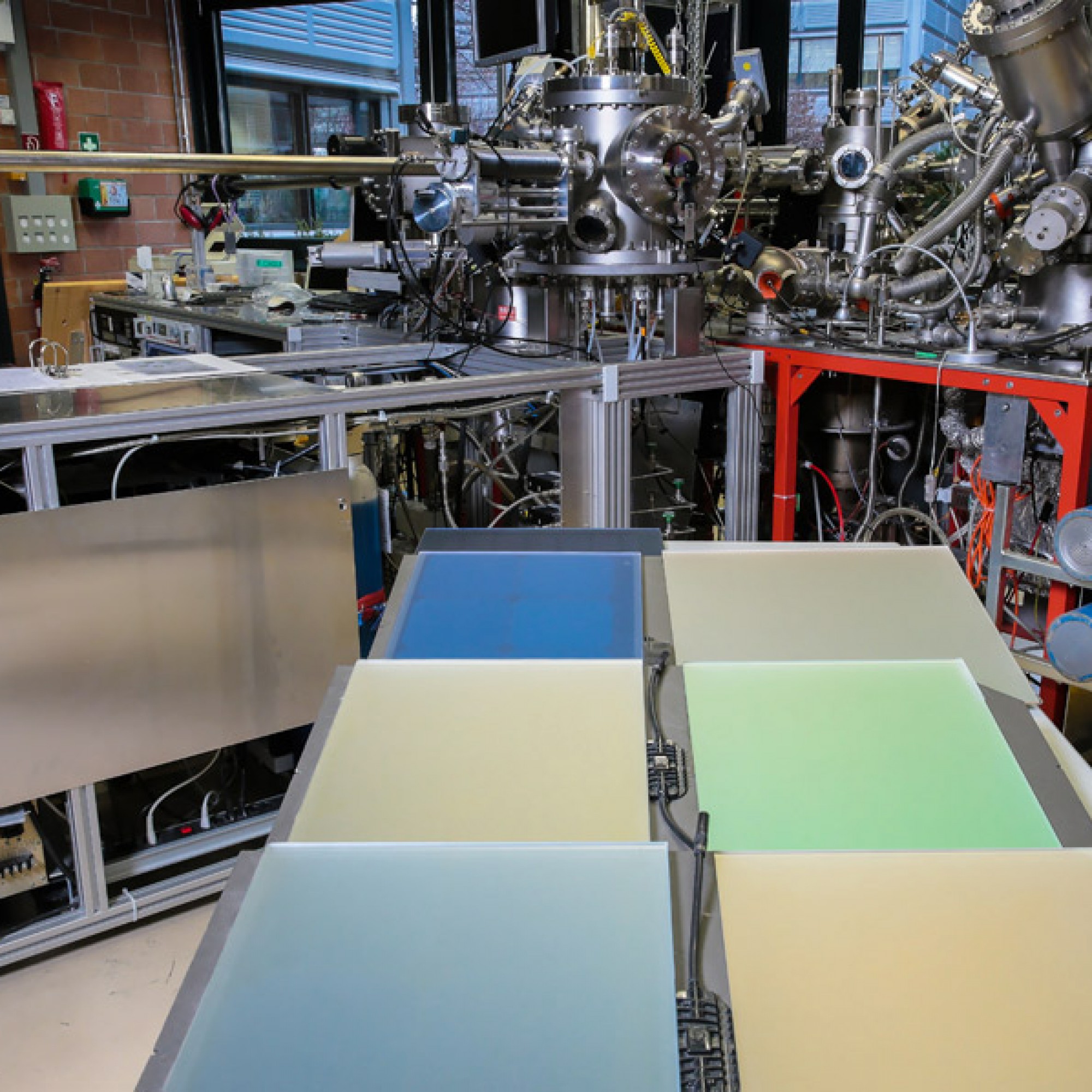 So sehen die Solarzellen aus der Nähe aus. (EPFL)