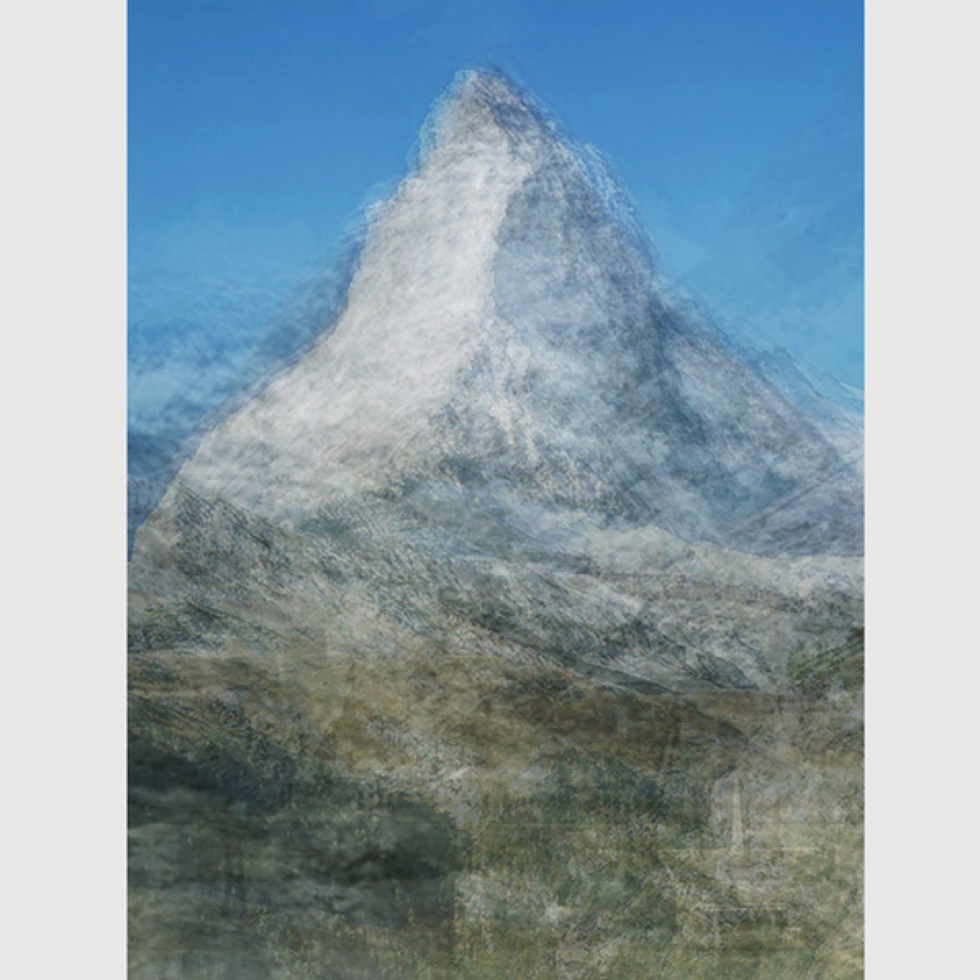 Corinne Vionnet,  Matterhorn , aus der Serie  Photo Opportunities , 2006 . (Corinne Vionnet, Sammlung des Musée de l’Elysée)