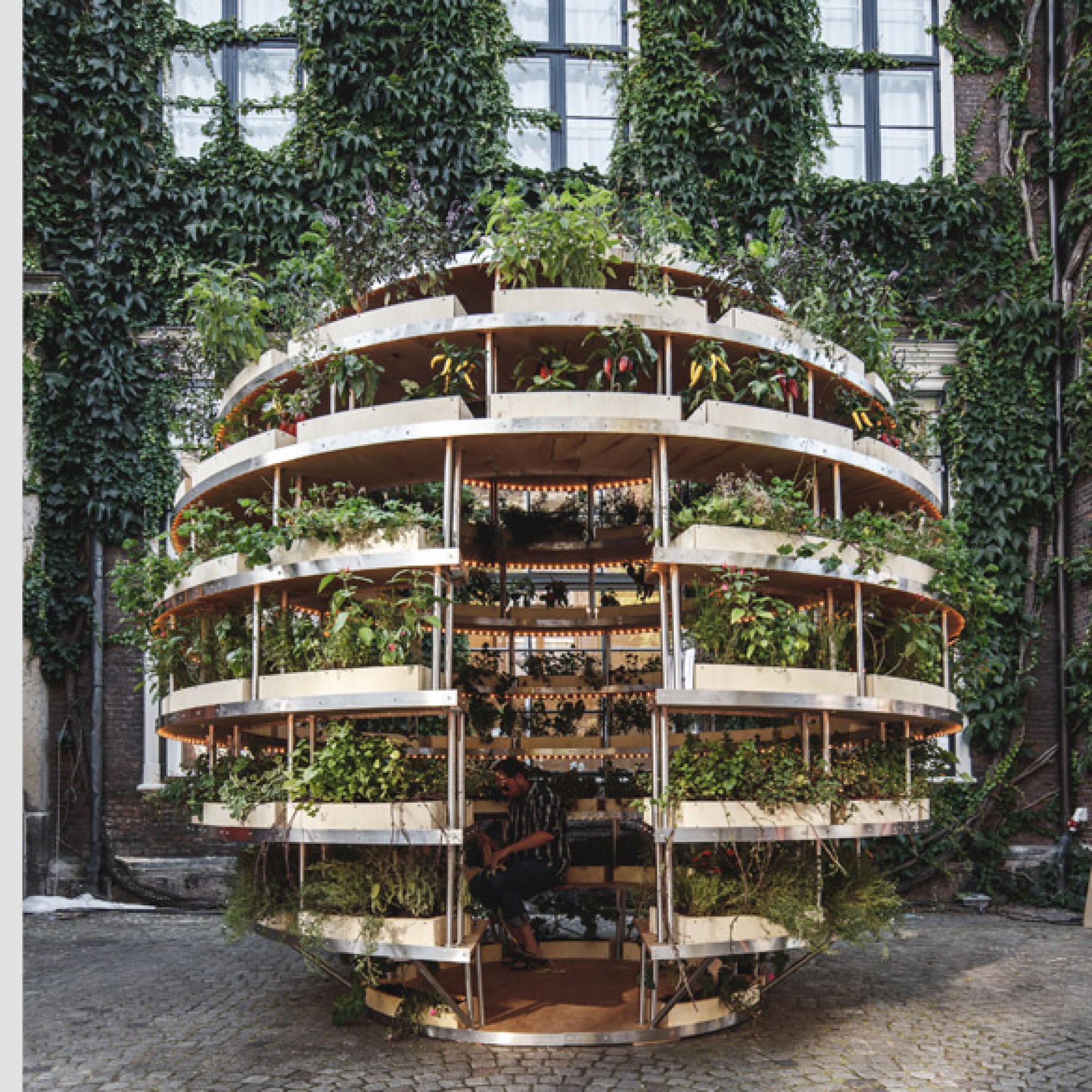 Eine runde Sache: der Growroom. (R. Hjortshoj)
