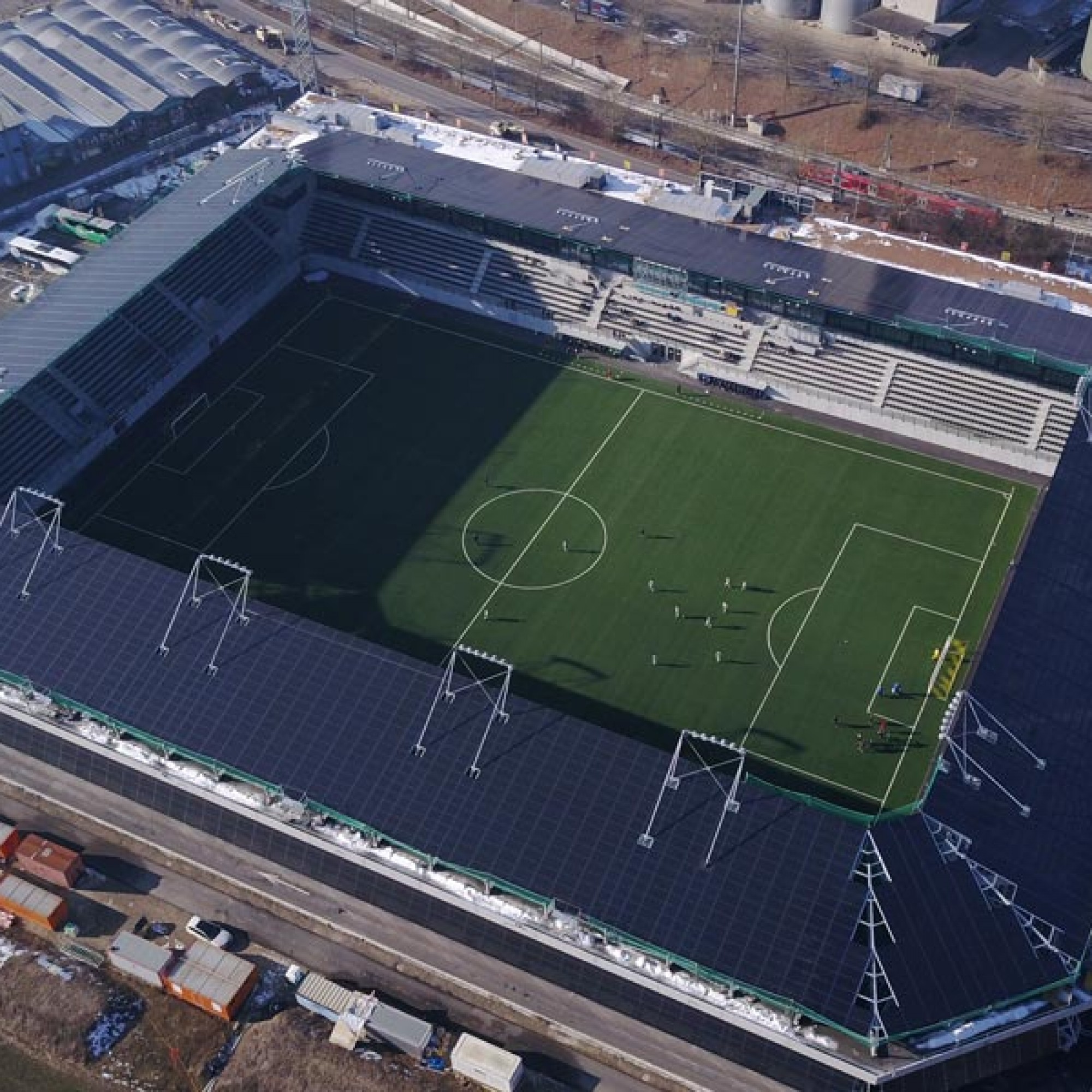 Das neue Schaffhauser Fussballstadion Lipo-Park wurde am Samstag eingeweiht (Alle Fotos: allcasa AG - Fabio Fontana)