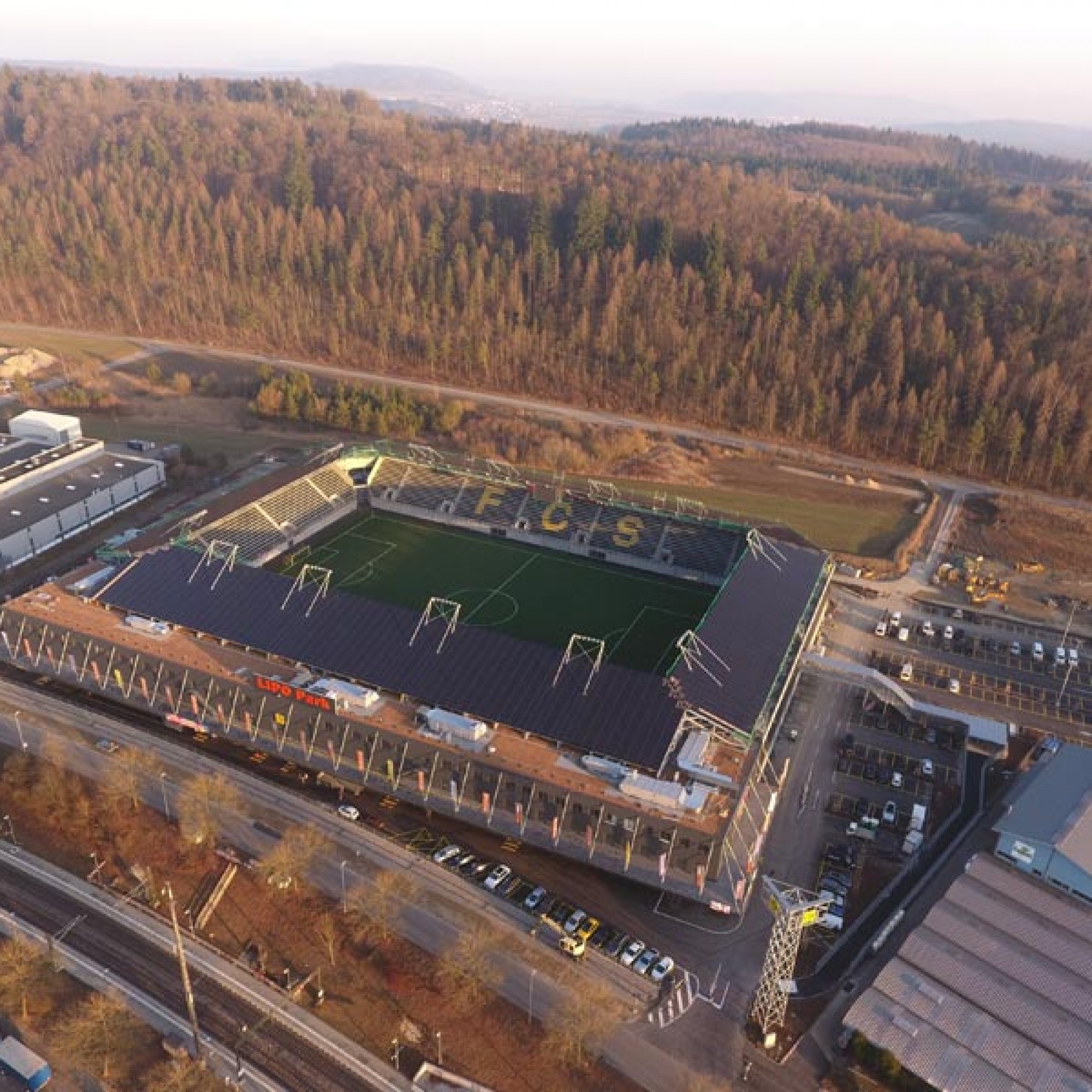 Ganz klar zu erkennen, wer hier spielt: der FCS.