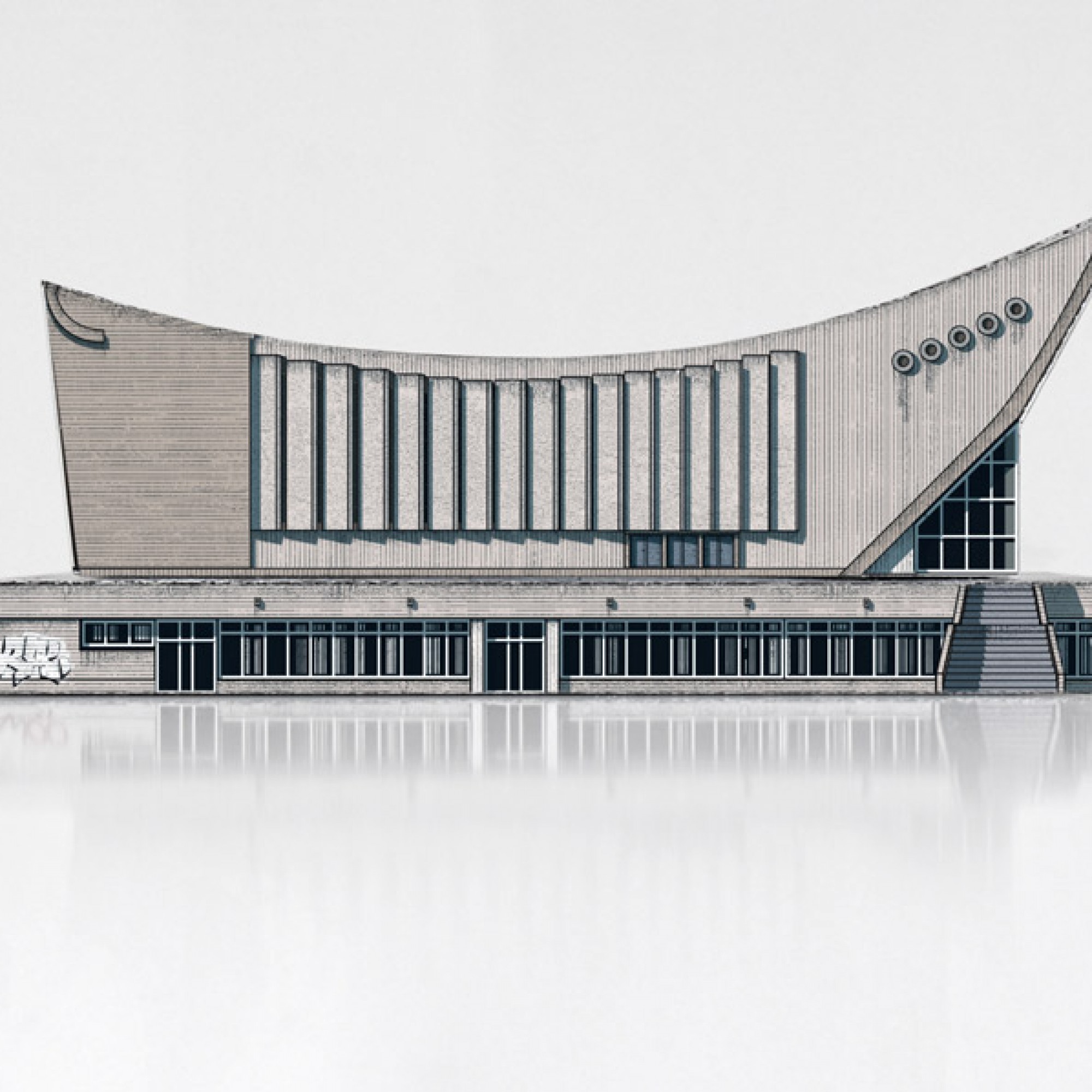 Palast des Sportes, Vilnius (Litauen). (Zupagrafika)