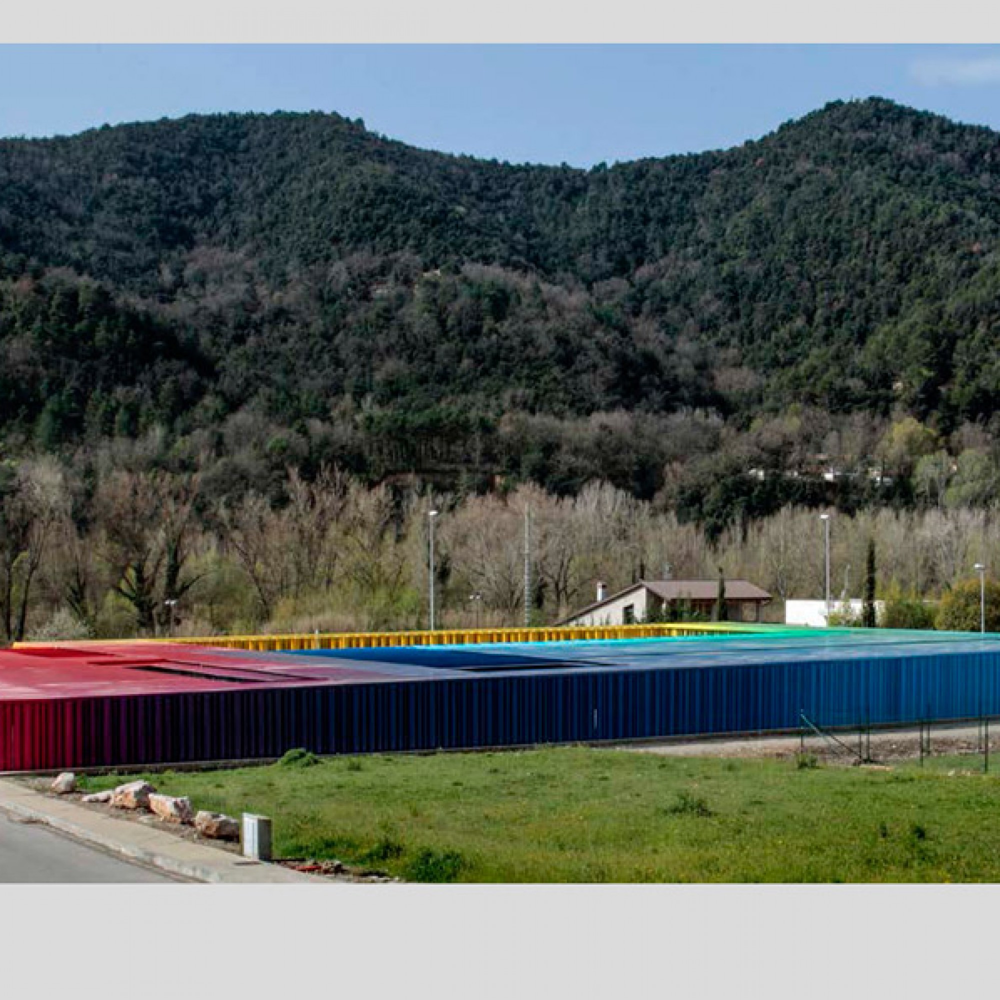 El Petit Comte Kindergarten in Besalú, Girona, Spanien. (Hisao Suzuki)