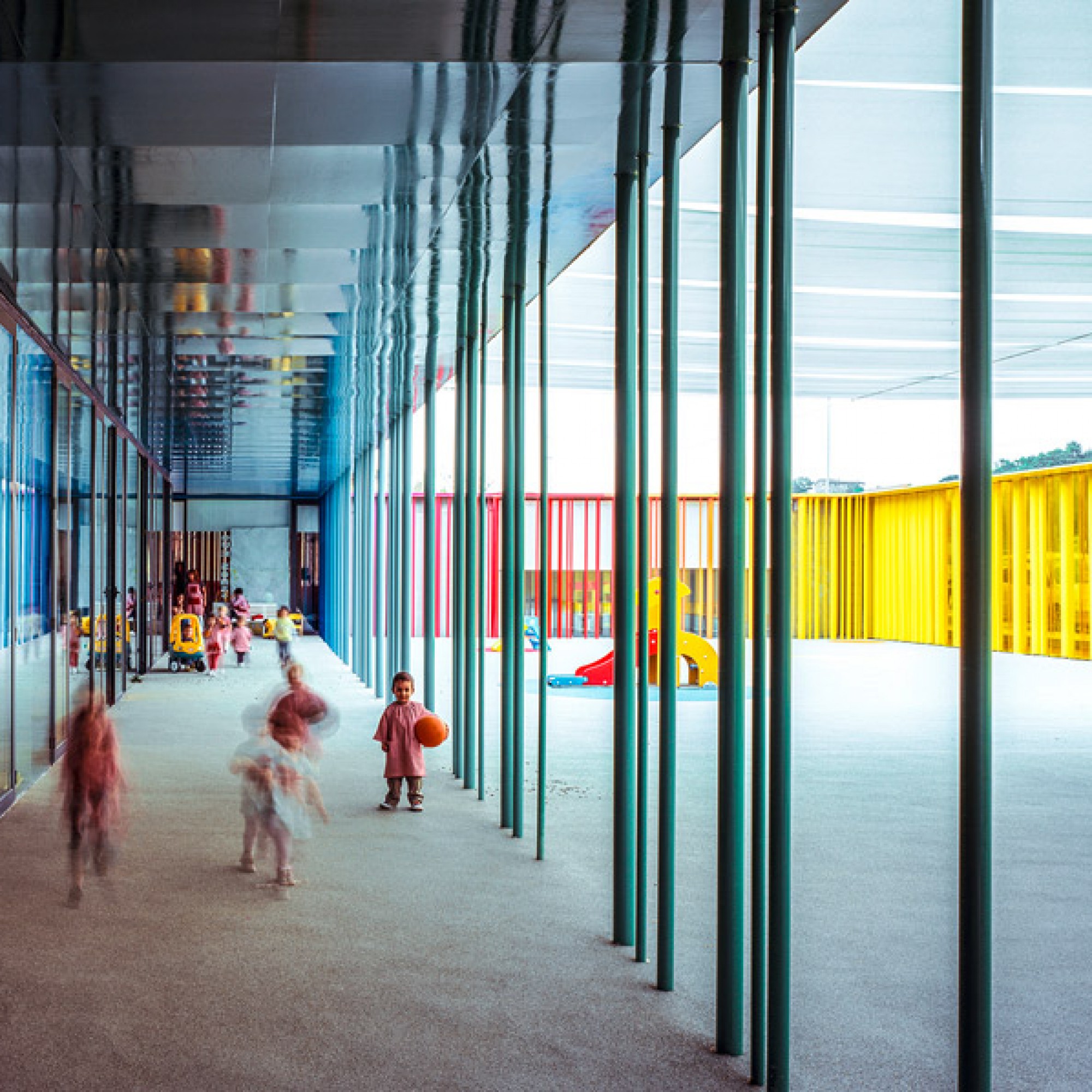 El Petit Comte Kindergarten in Besalú, Girona, Spanien. (Hisao Suzuki)