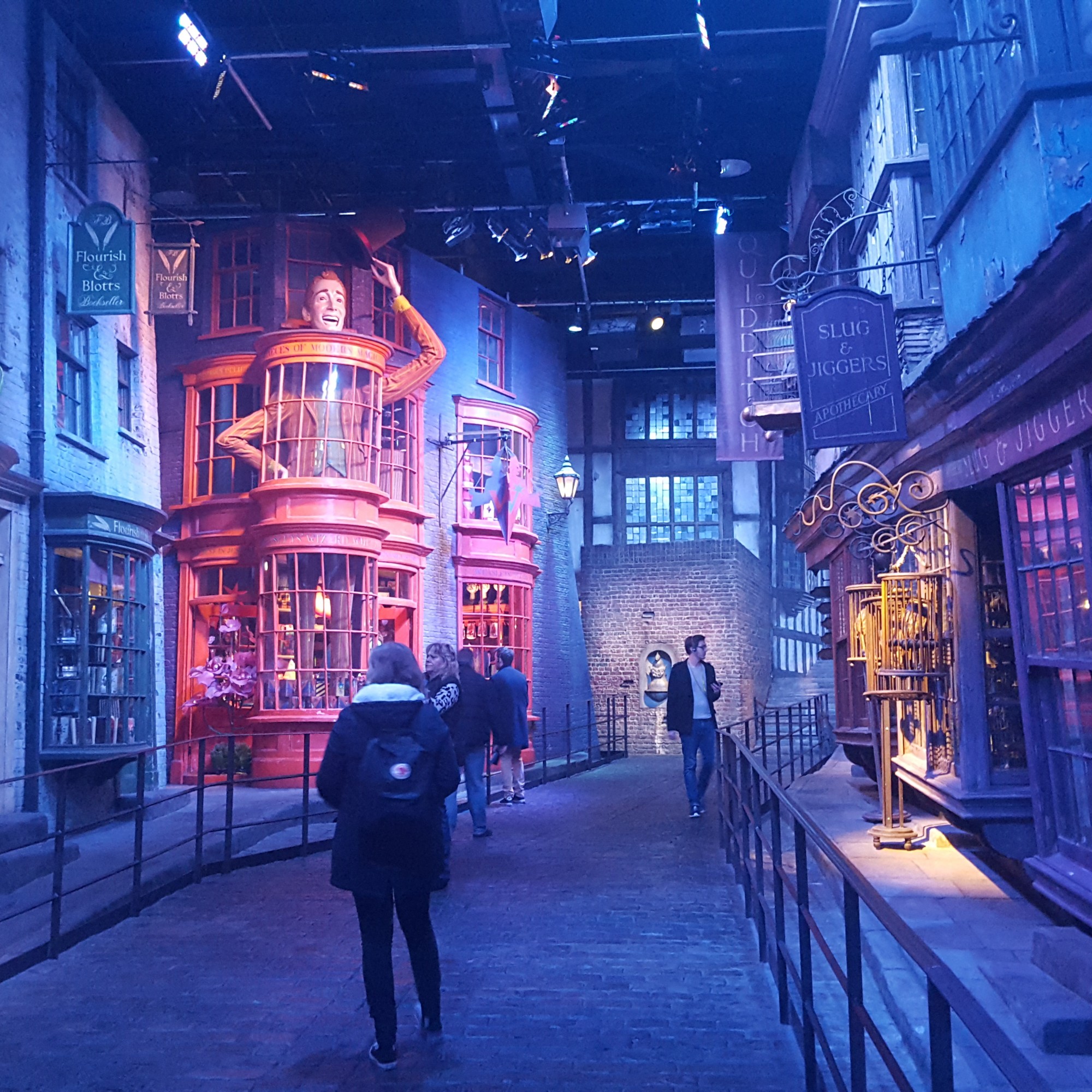 Winkelgasse in den Warner Bros. Studios in London