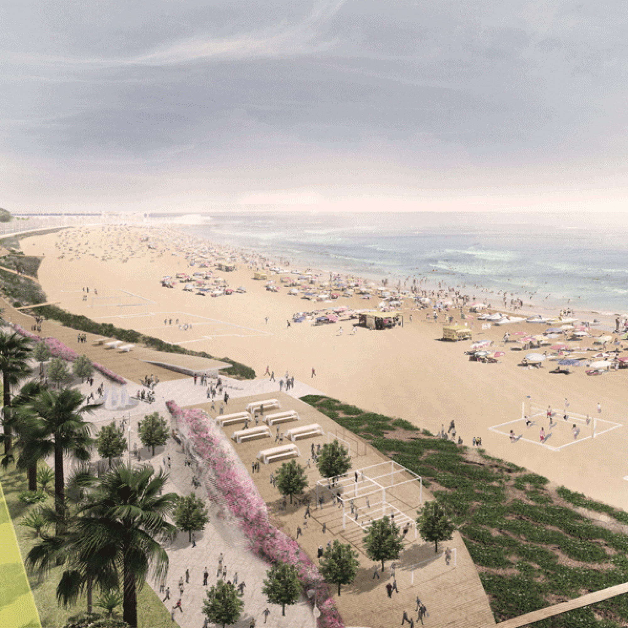 ...Casablancas neue Uferpromenade... (Lemay)
