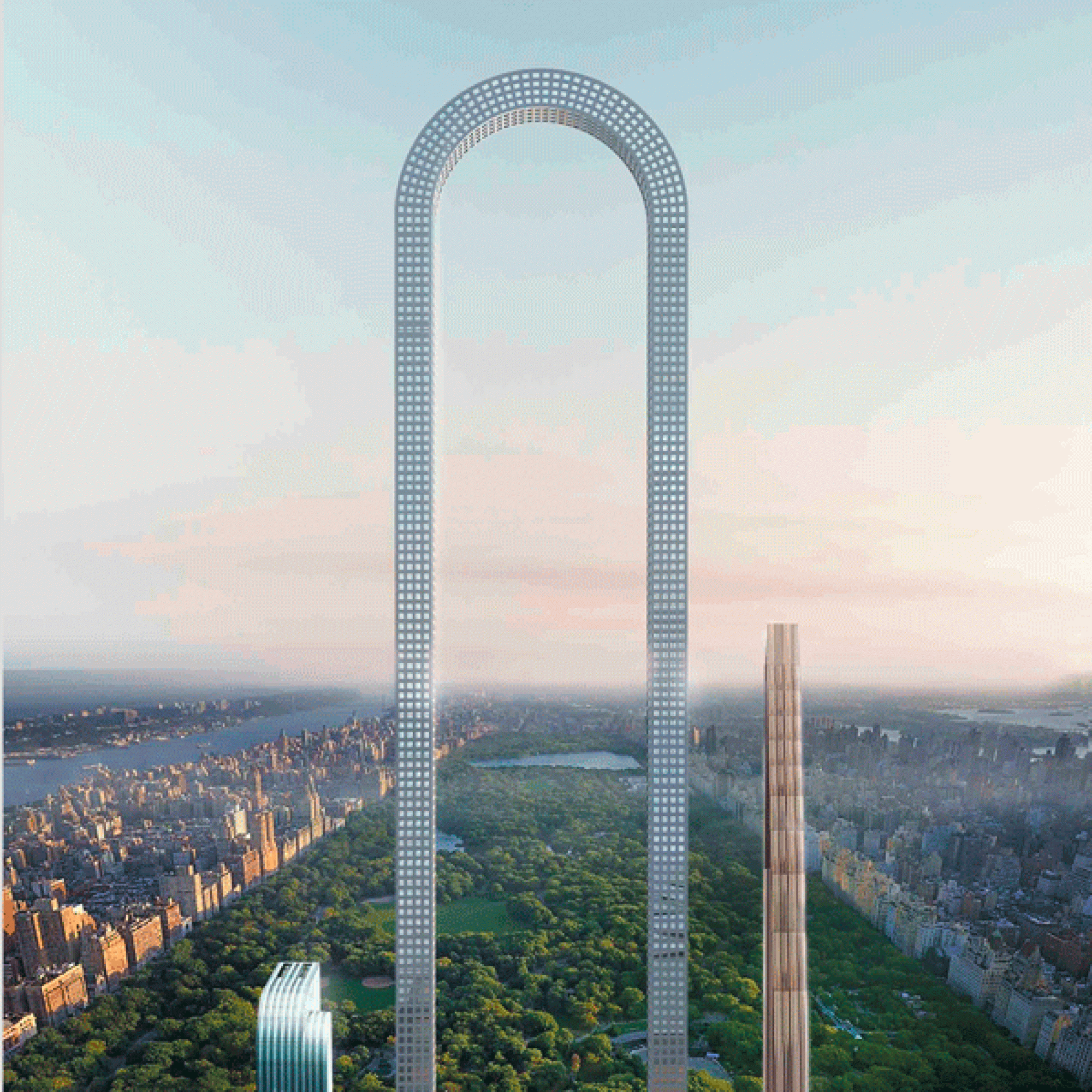 Im Himmel über dem Central Park: Der Turm soll die umliegenden Bauten um vieles überragen. (zvg)
