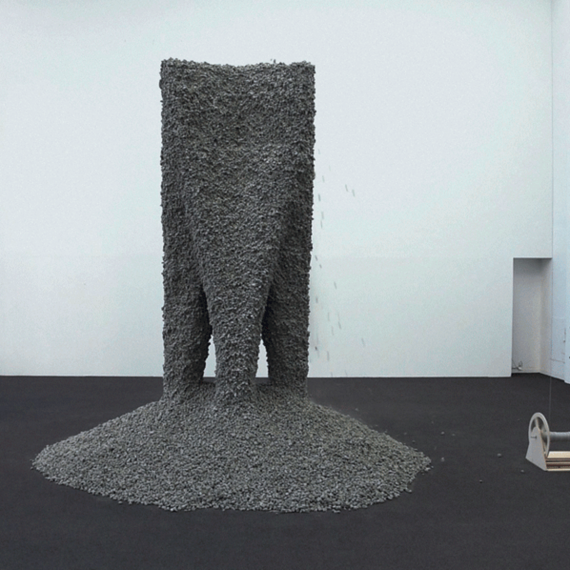 Rock Print (2015), in Zusammenarbeit mit dem MIT Self-Assembly Lab, wurde für die Architektur-Biennale in Chicago entwickelt. (Gramazio Kohler Research)